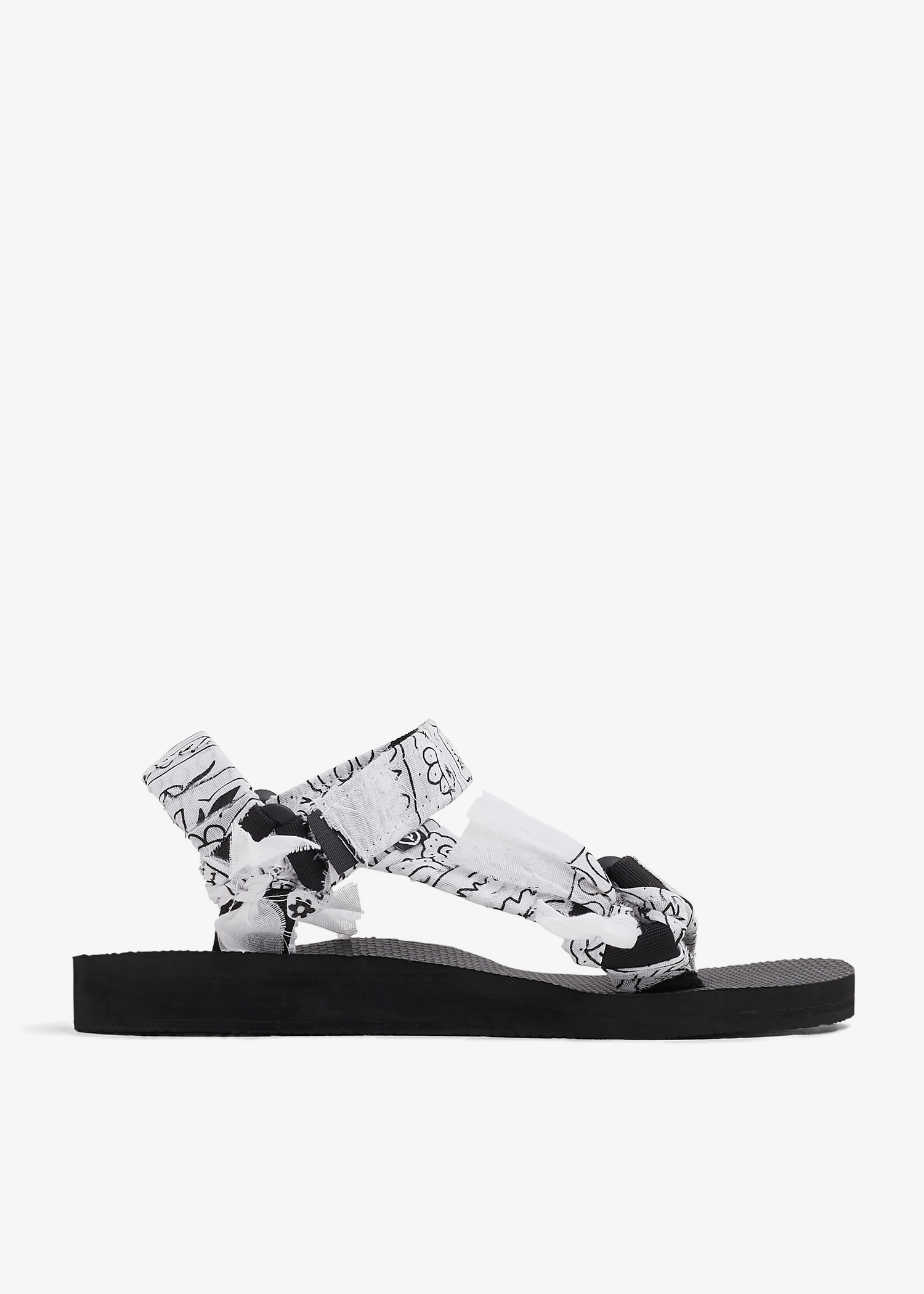

Trekky sandals, White