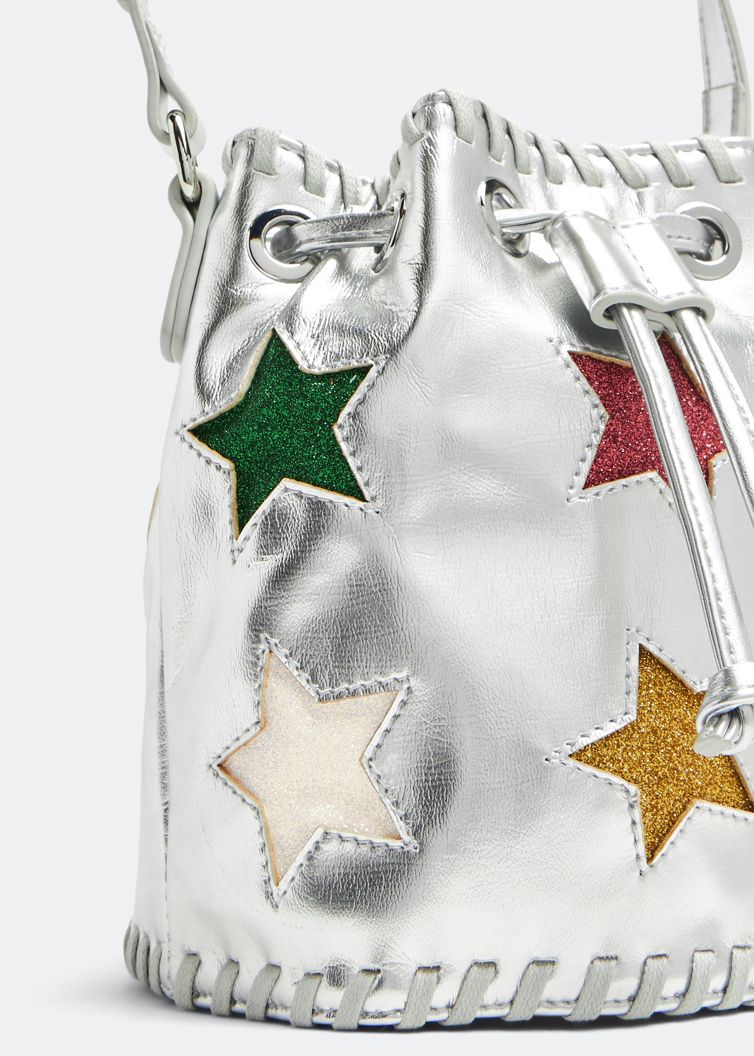

Stella Star bucket bag, Silver