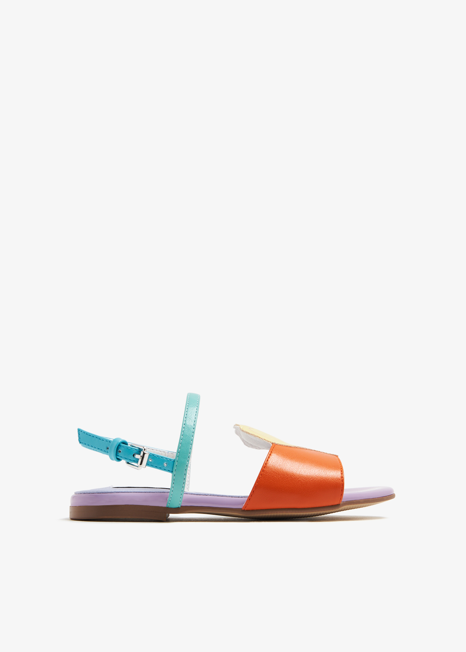 

Shell sandals, Multicolored