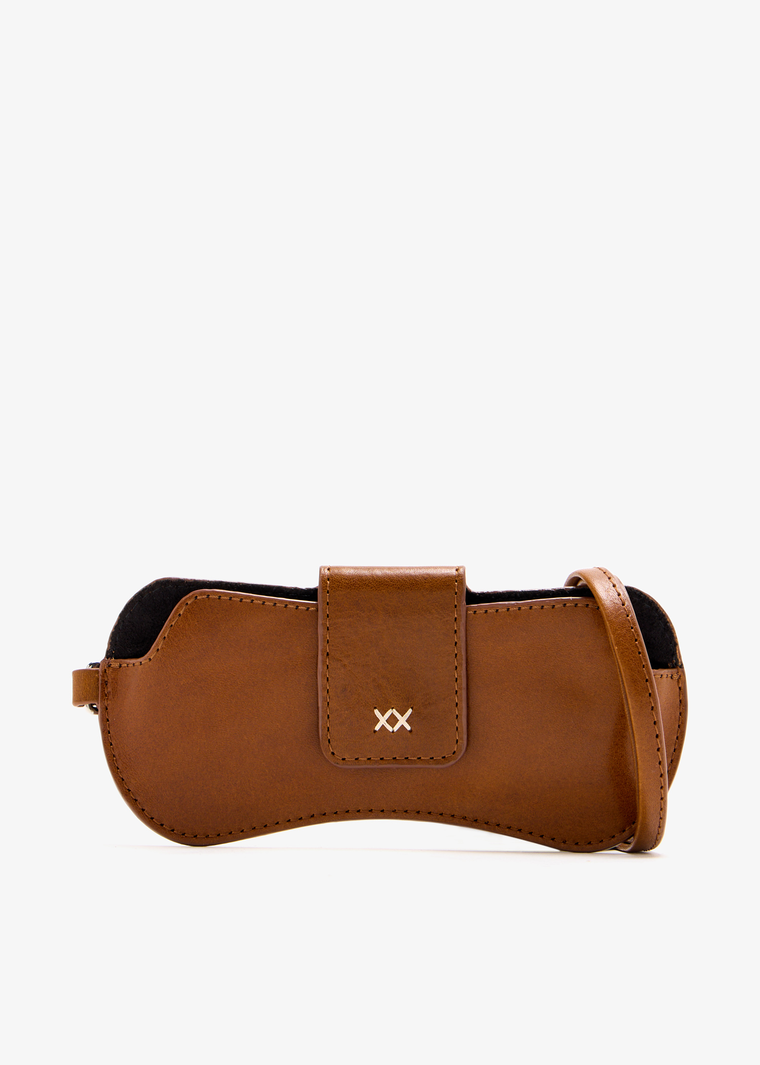 

Leather sunglasses case, Brown