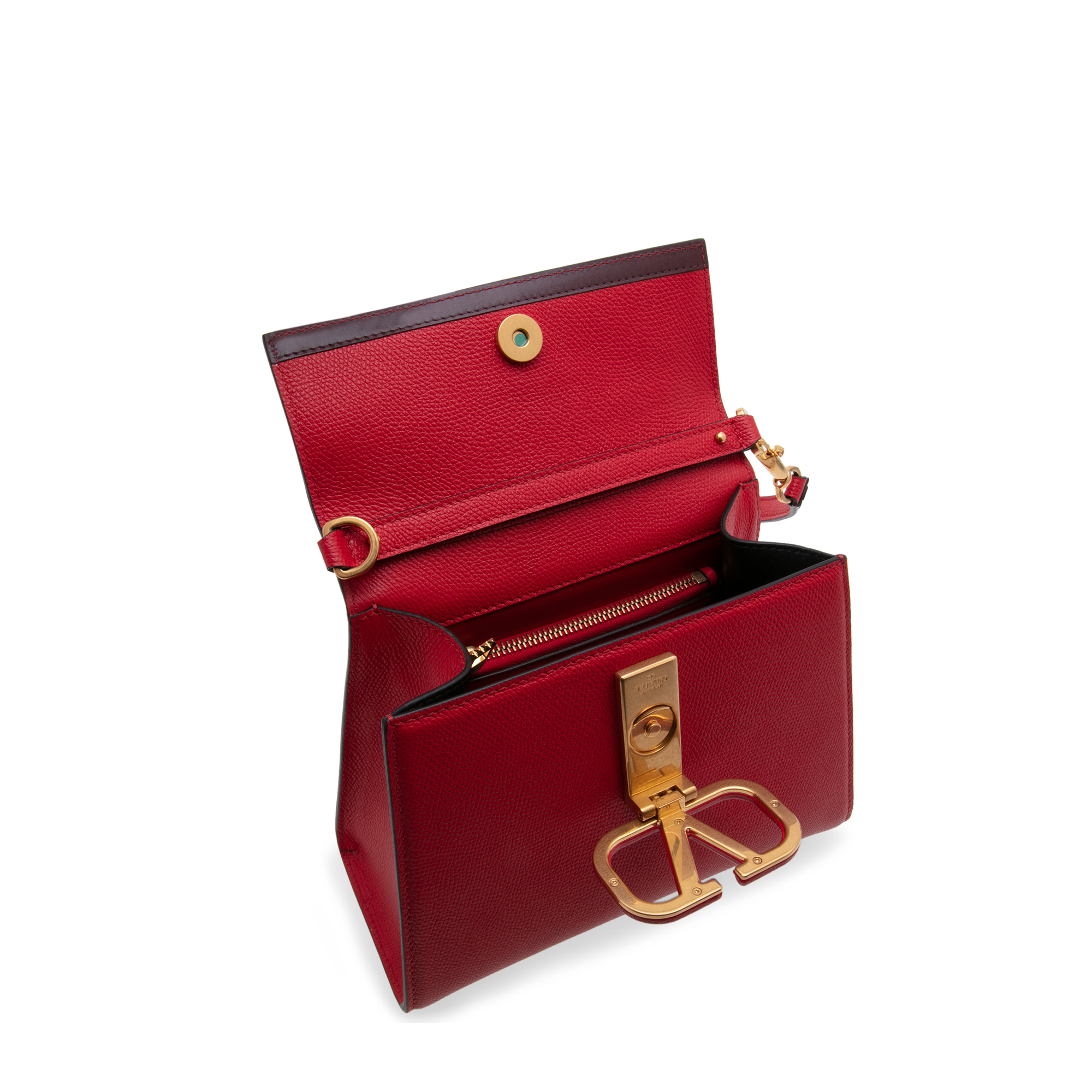 

Vsling leather shoulder bag, Red