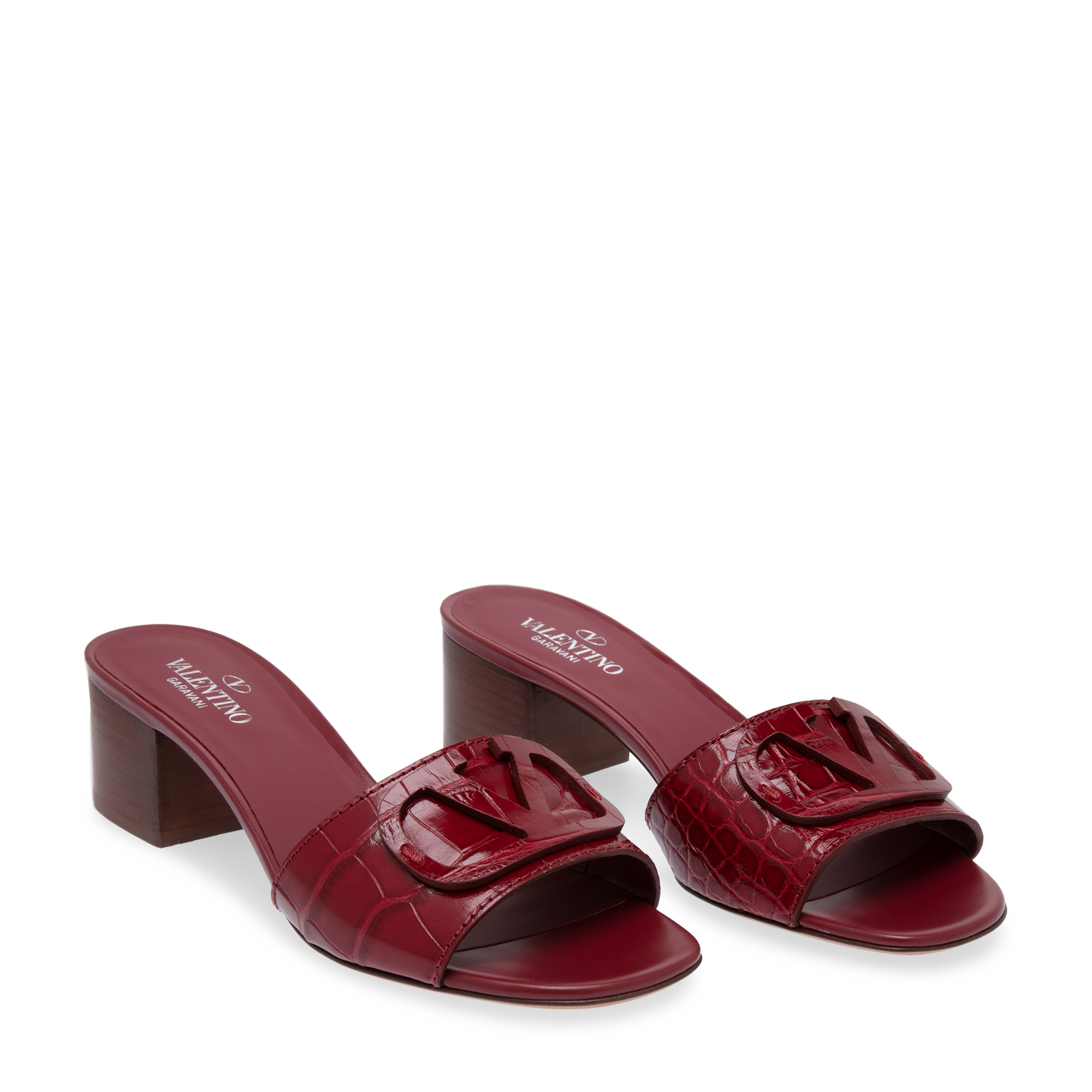 

VLogo sandals, Red