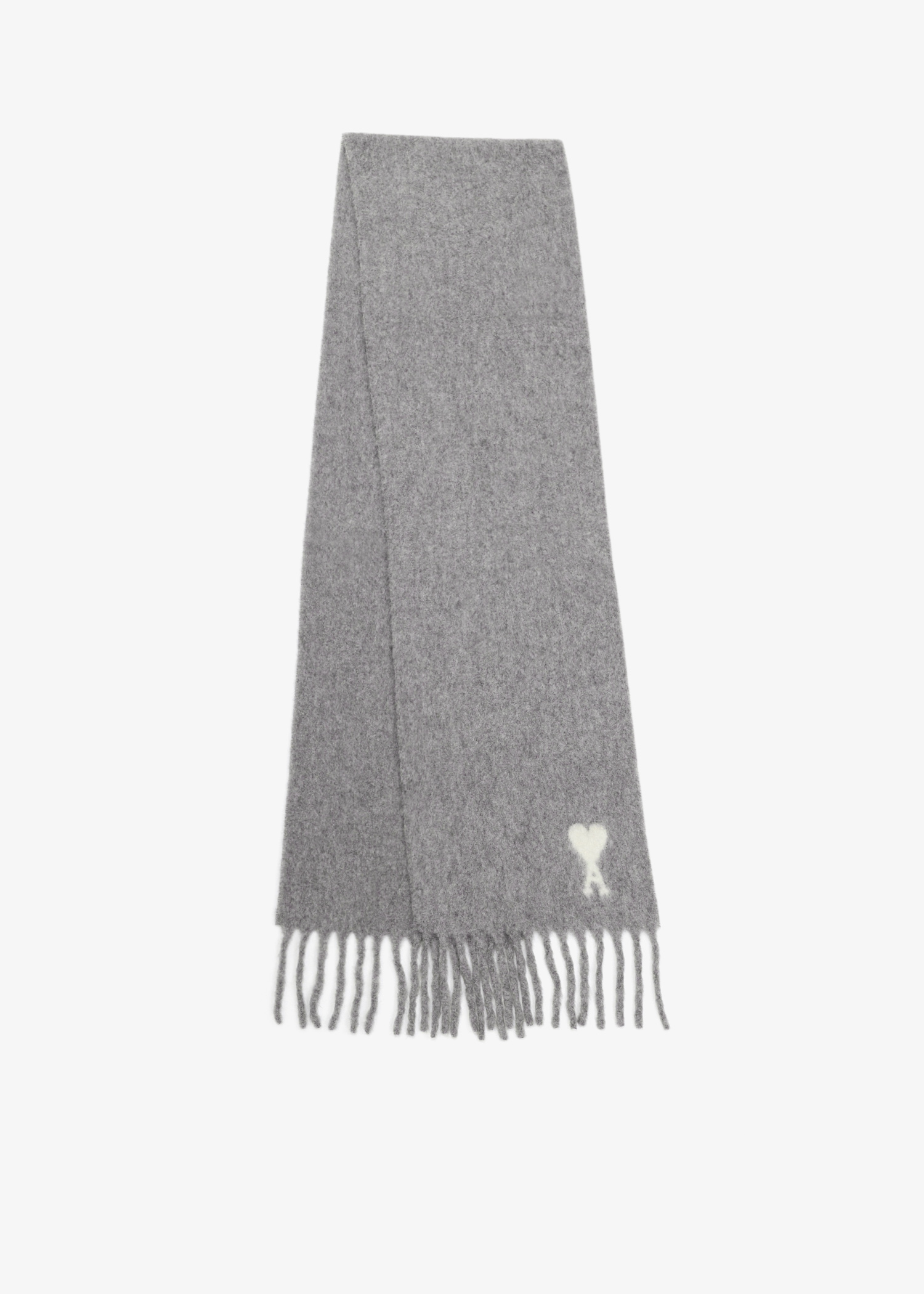 

Alpaca Ami de Coeur scarf, Grey