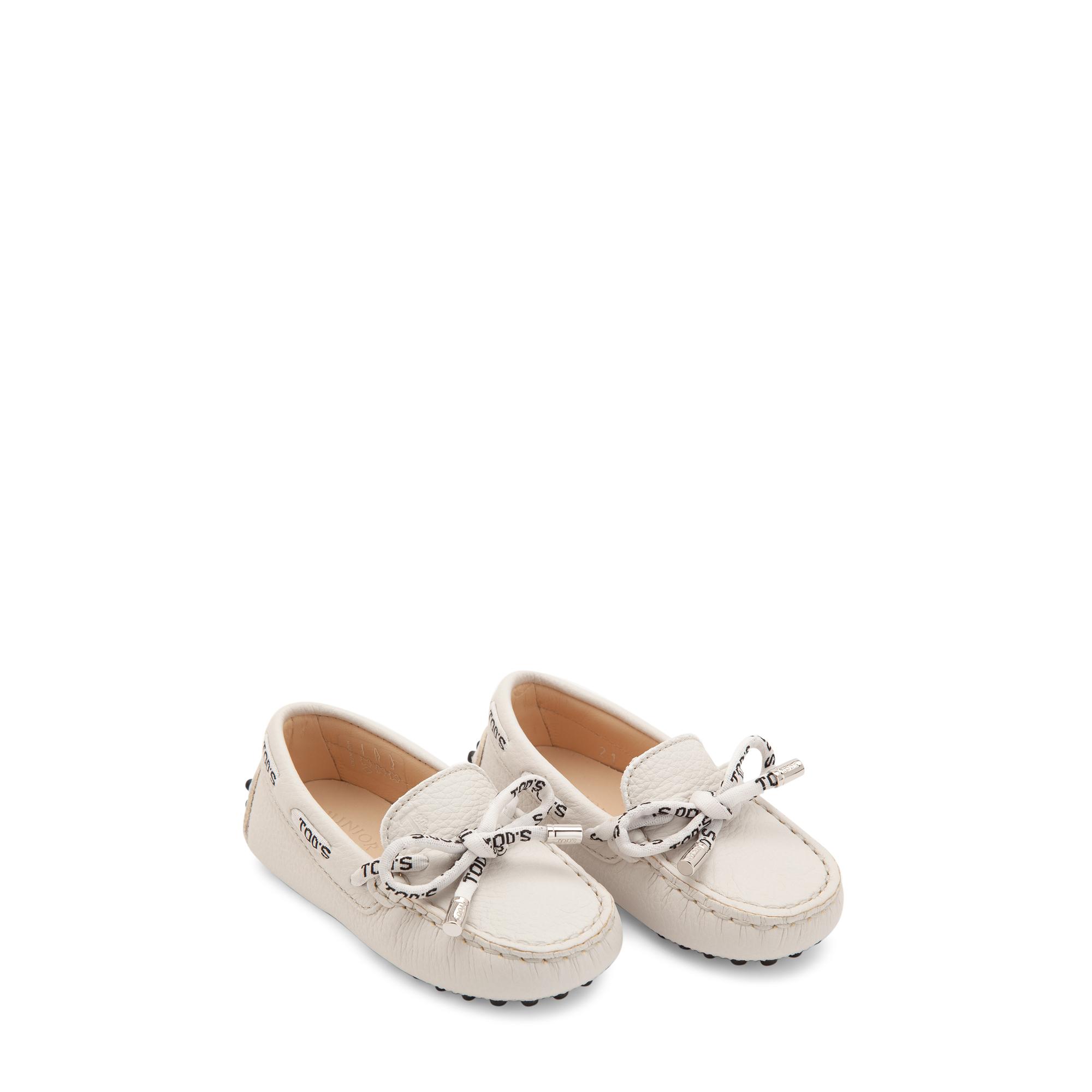 

Gommini leather loafers, White