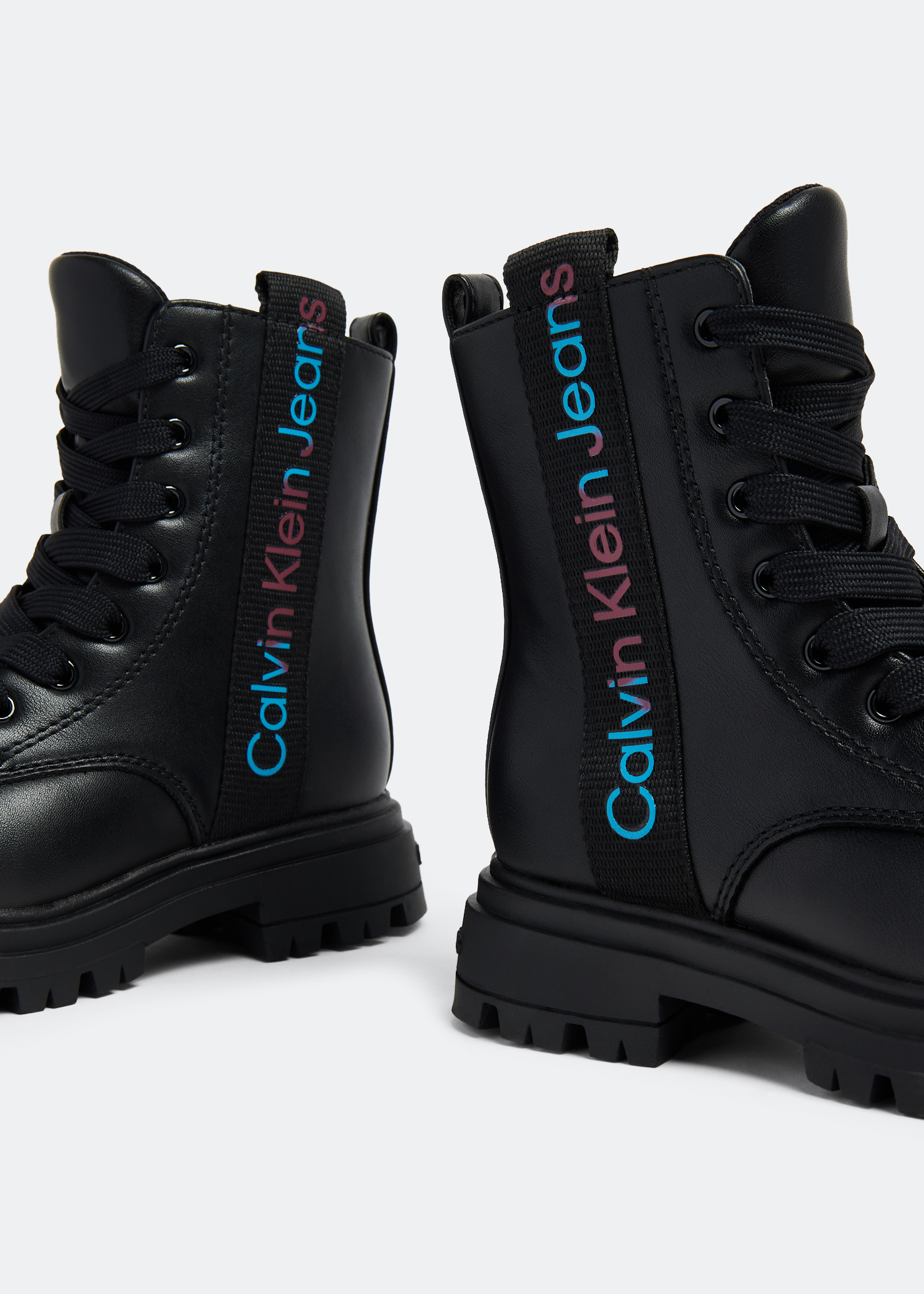 

CK lace-up boots, Black