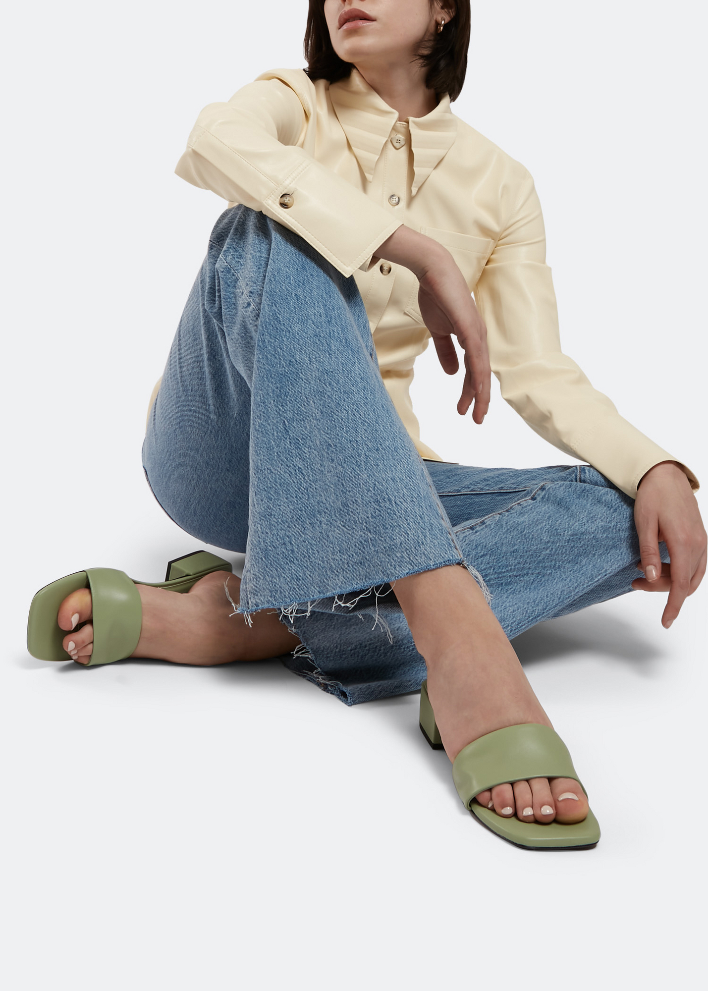 

Valli sandals, Green