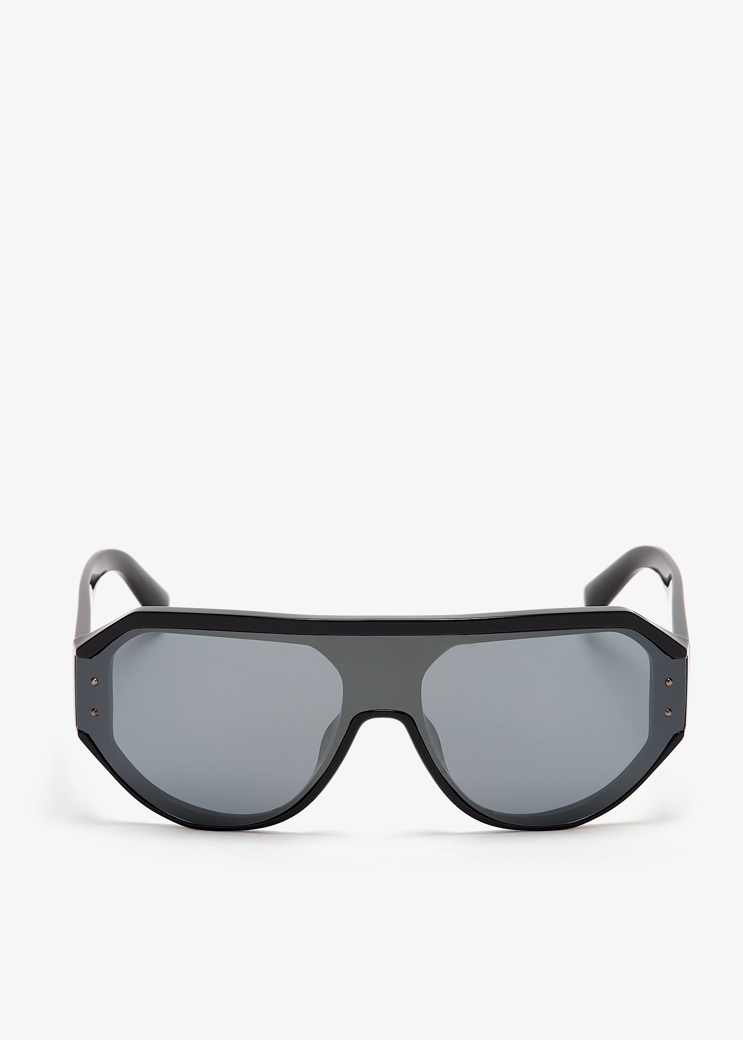 

DG Logo plaque sunglasses, Black