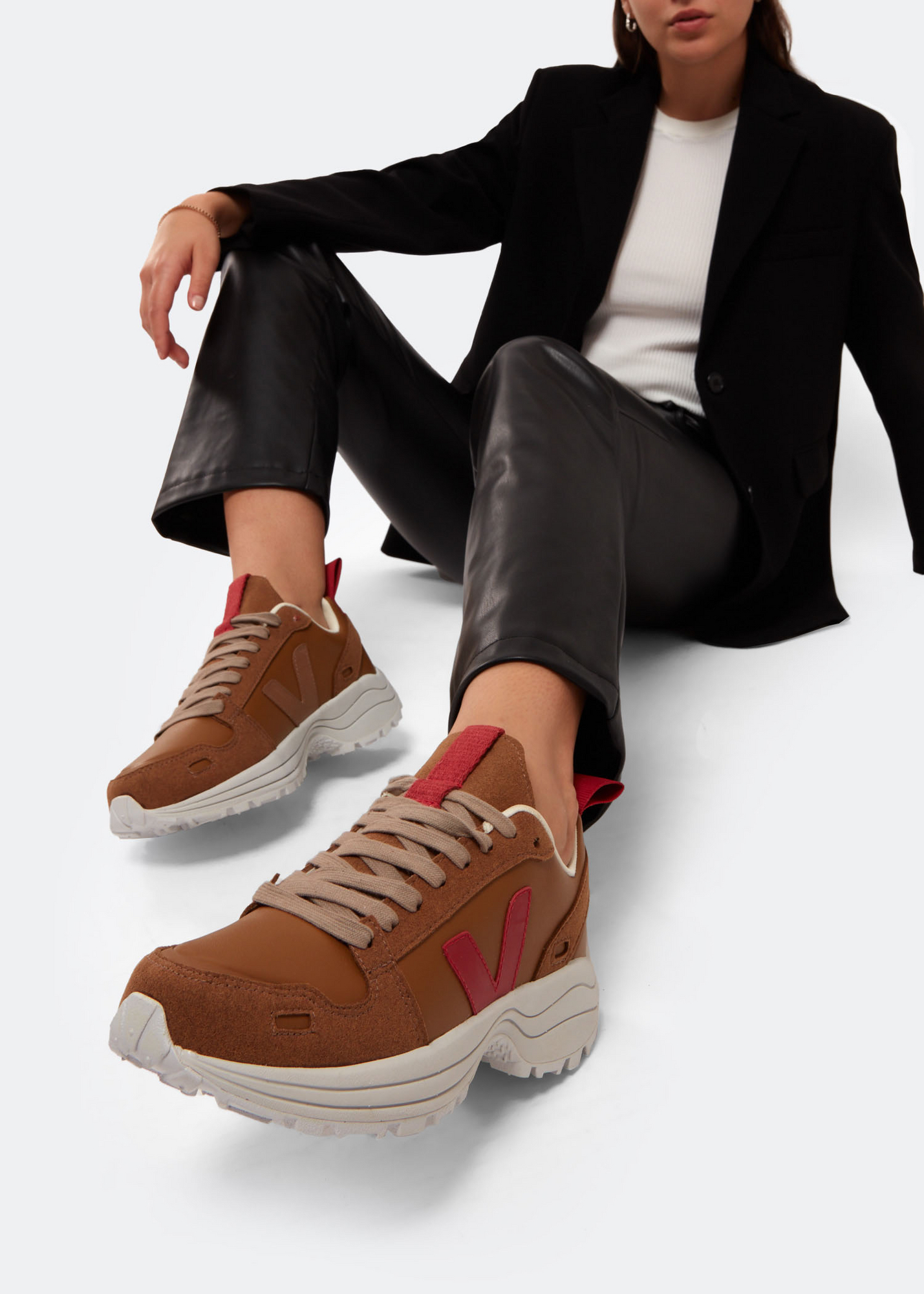 

Rick Owens x Veja Hiking sneakers, Brown