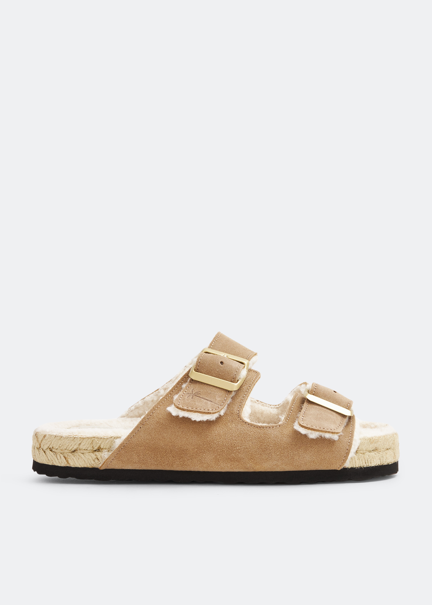 

Nordic fur sandals, Beige