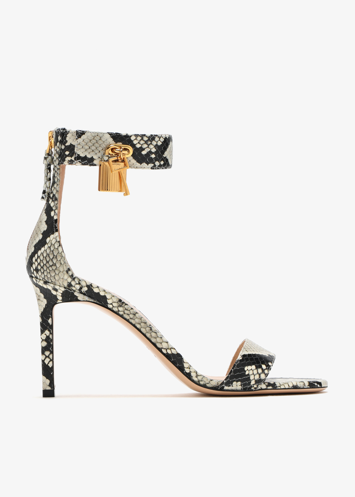 

Padlock sandals, Animal printed