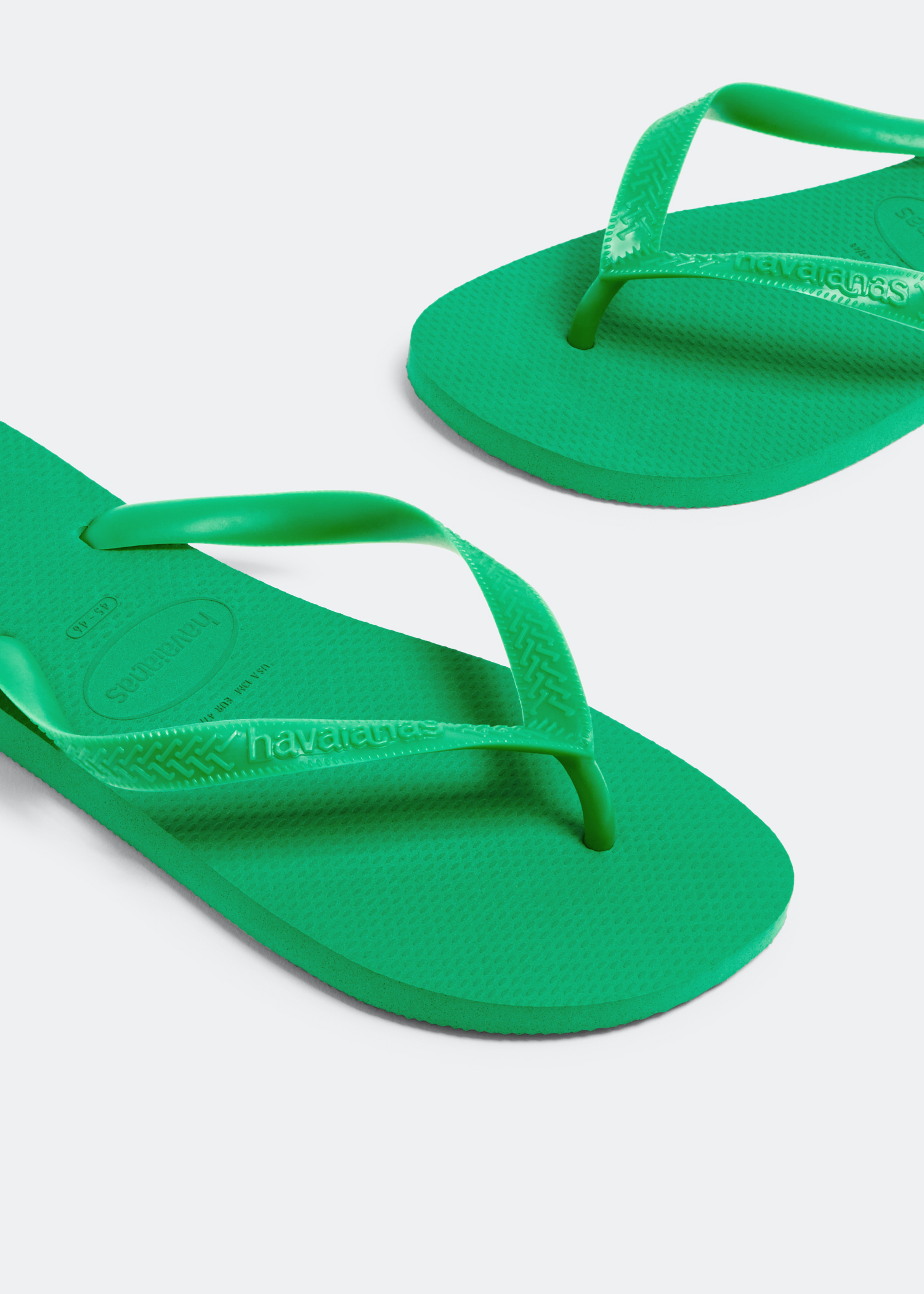 

Top rubber flip flops, Green
