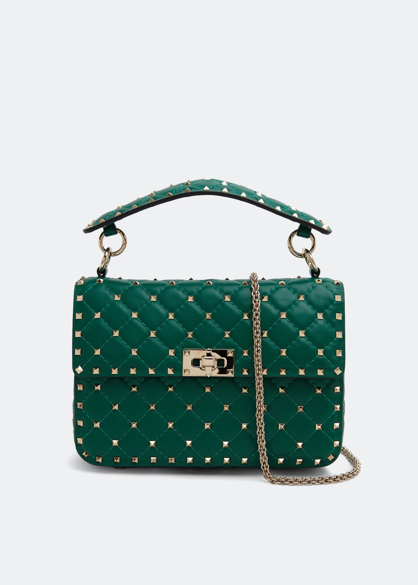 

Rockstud Spike medium shoulder bag, Green