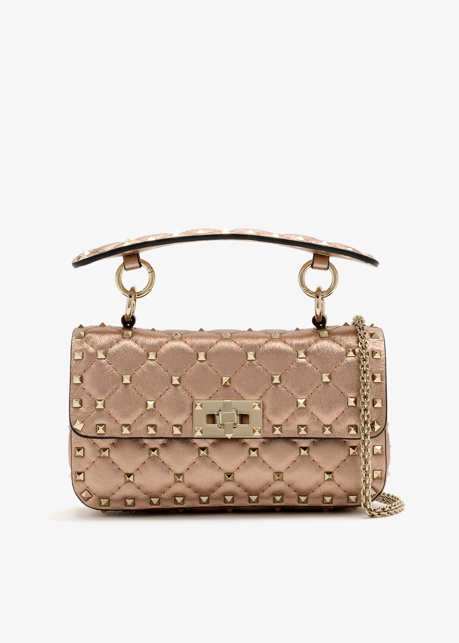 

Rockstud Spikes shoulder bag, Pink
