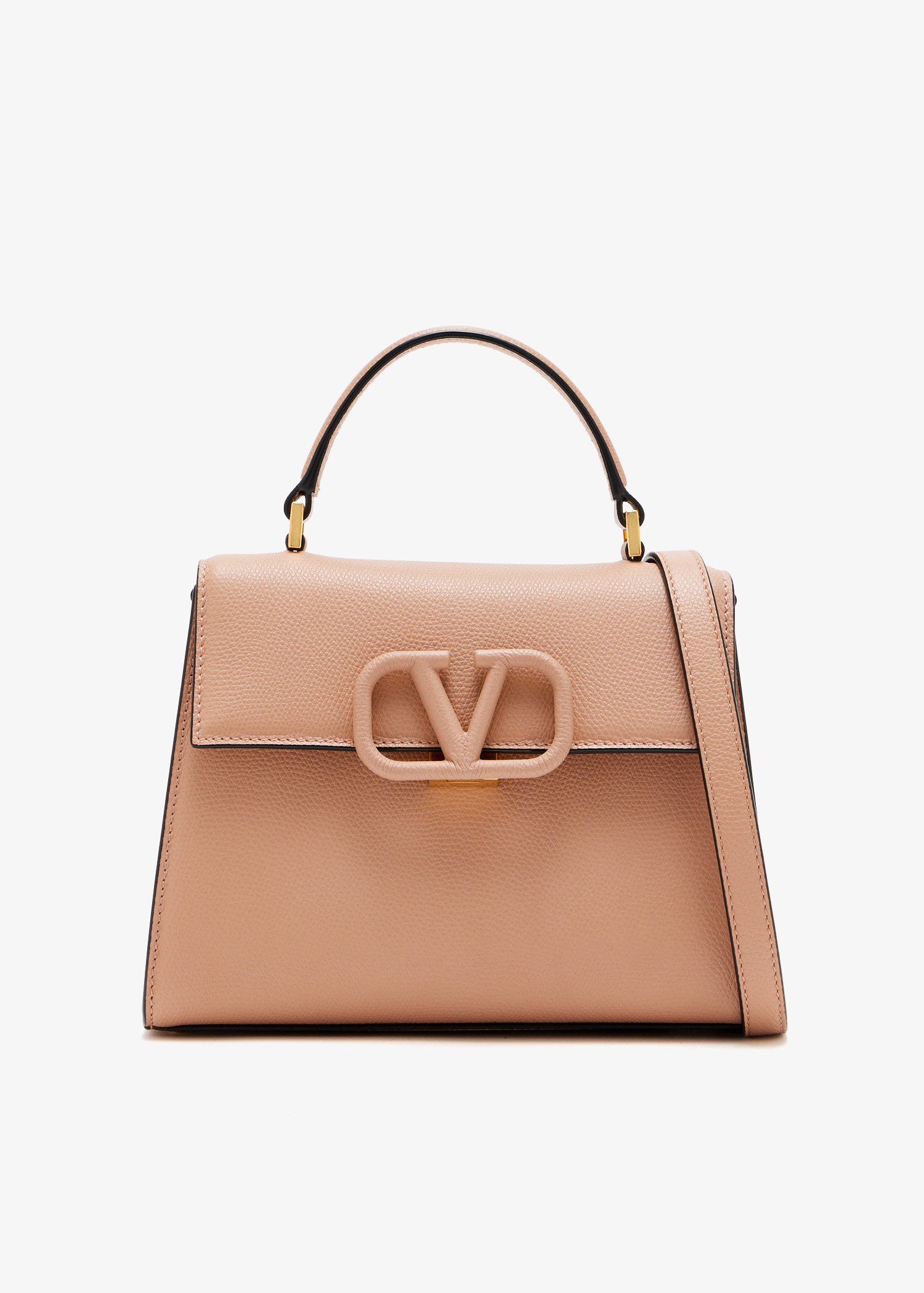 

VSling small top handle bag, Beige