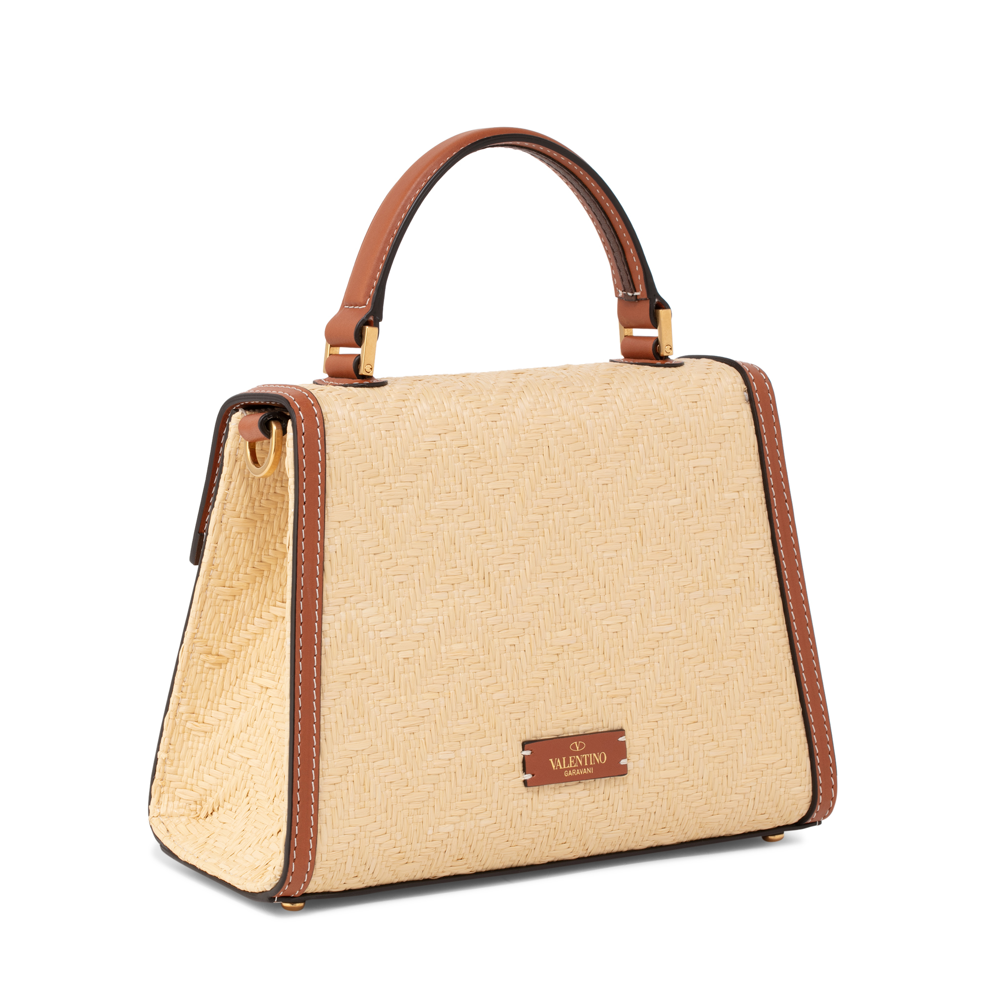 

VSling small top handle bag, Beige