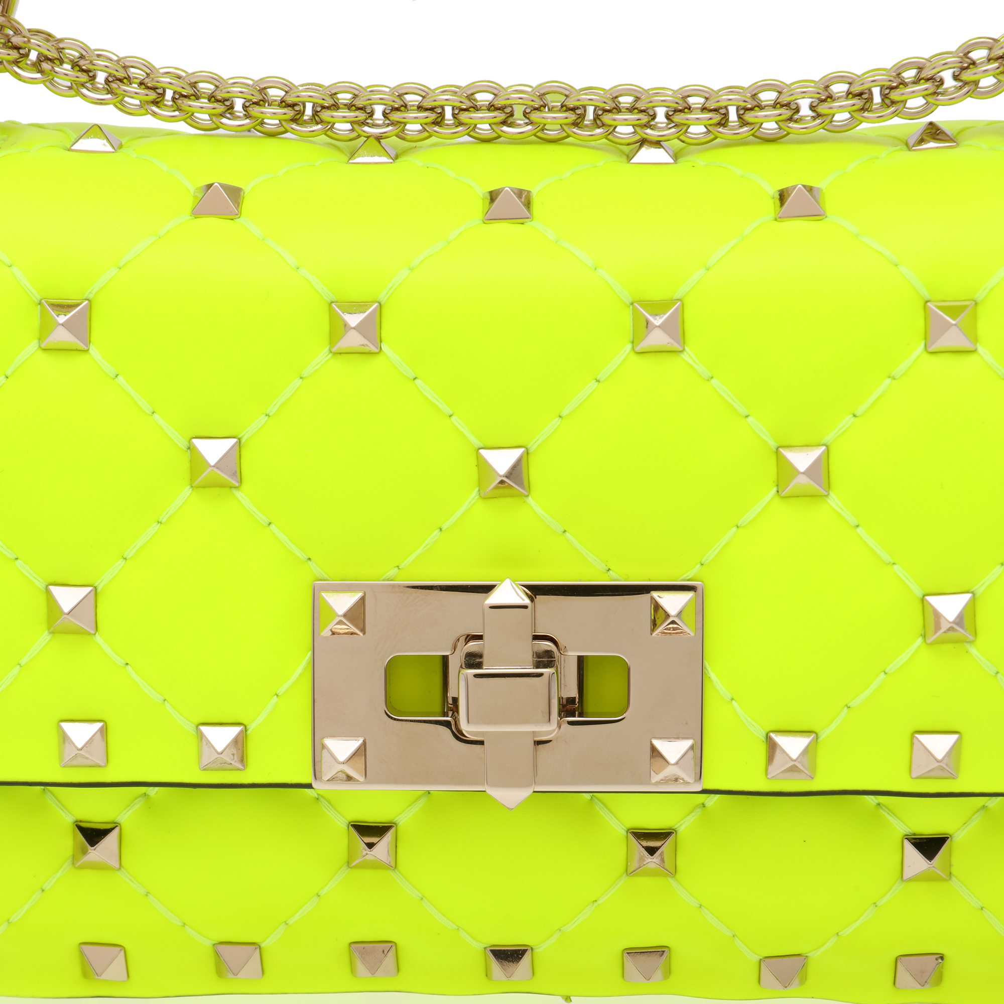 

Rockstud Spike micro shoulder bag, Yellow