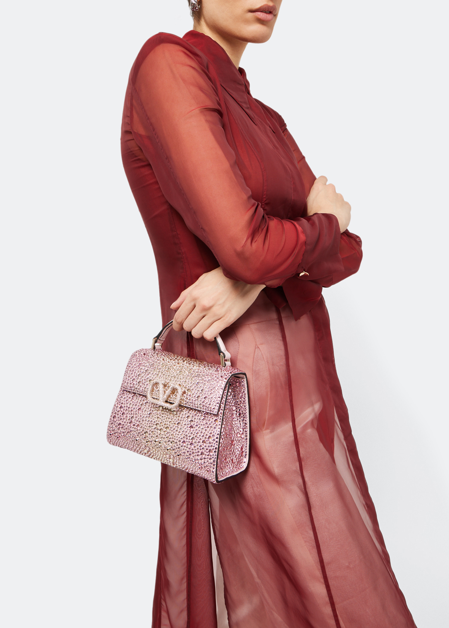 

VSling mini top-handle bag, Pink