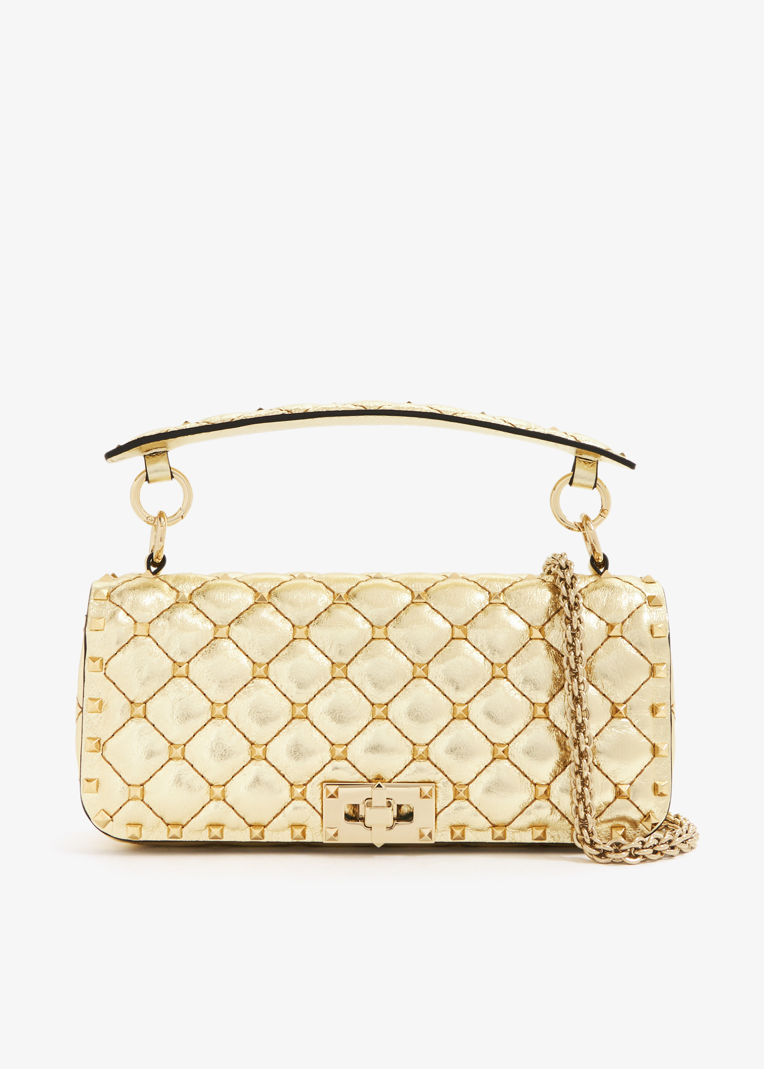 

Rockstud Spike shoulder bag, Gold