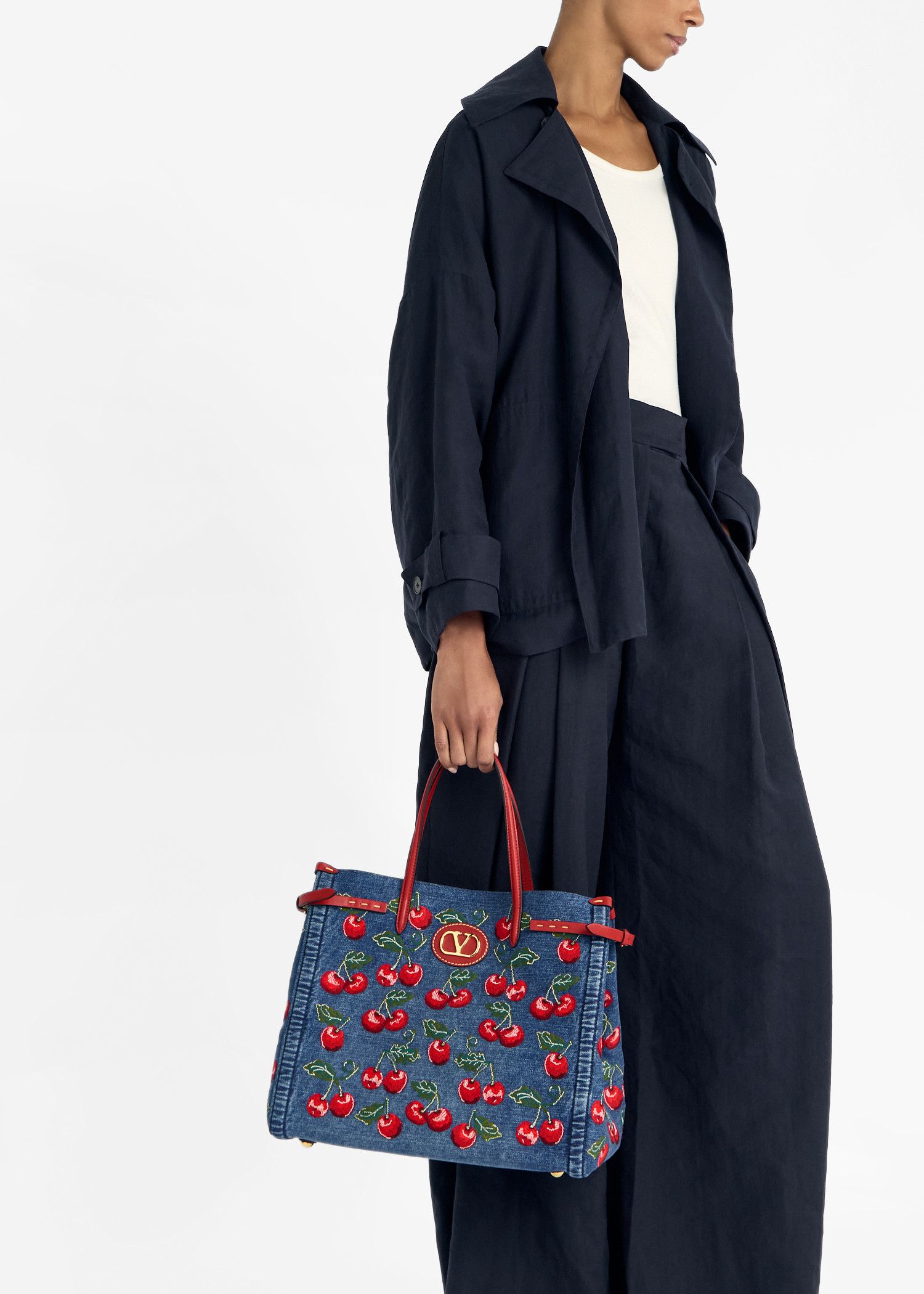 

Antibes Cherryfic tote bag, Blue