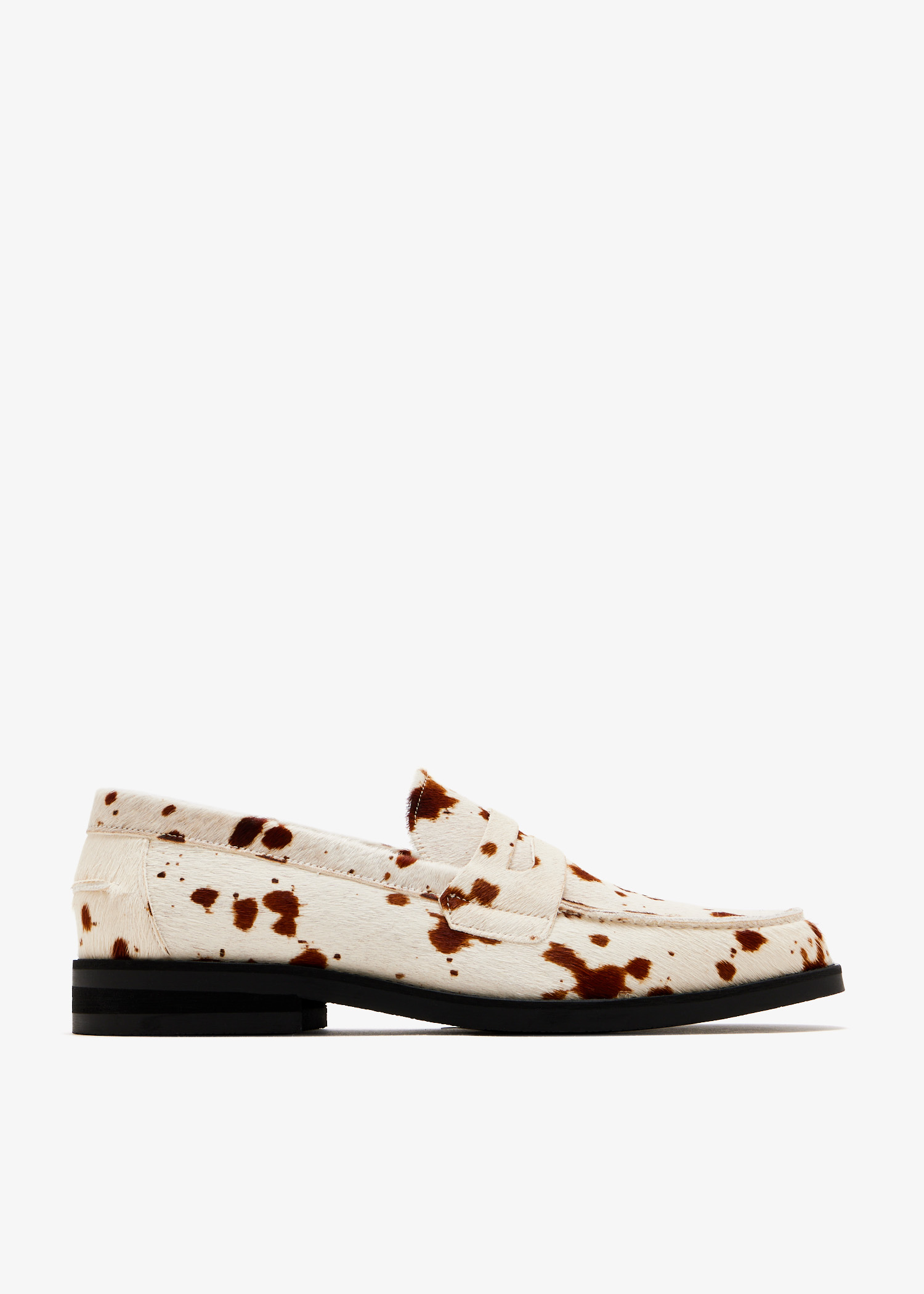 

Wilde Cow Penny loafers, Animal printed