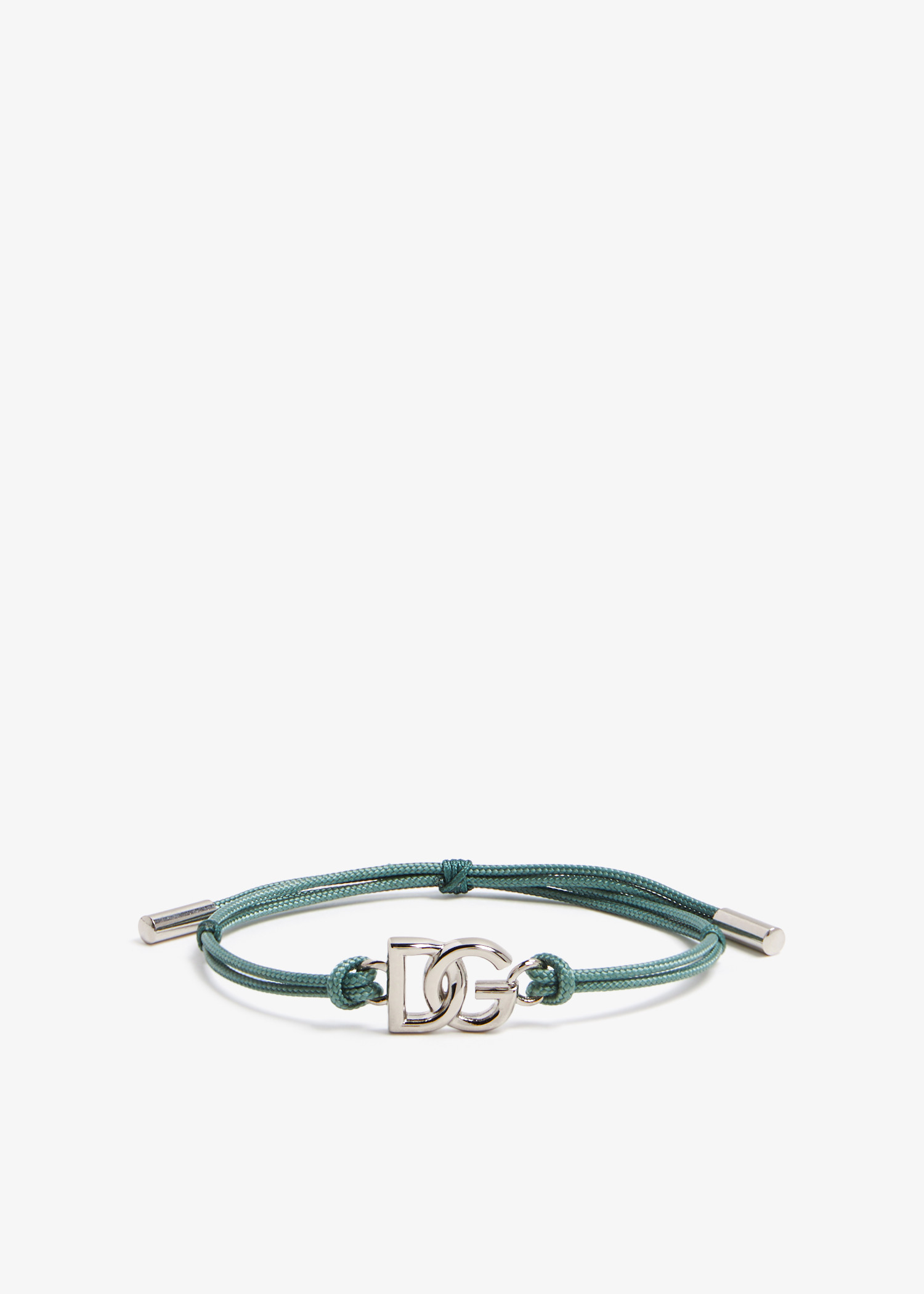 

DG logo cord bracelet, Green