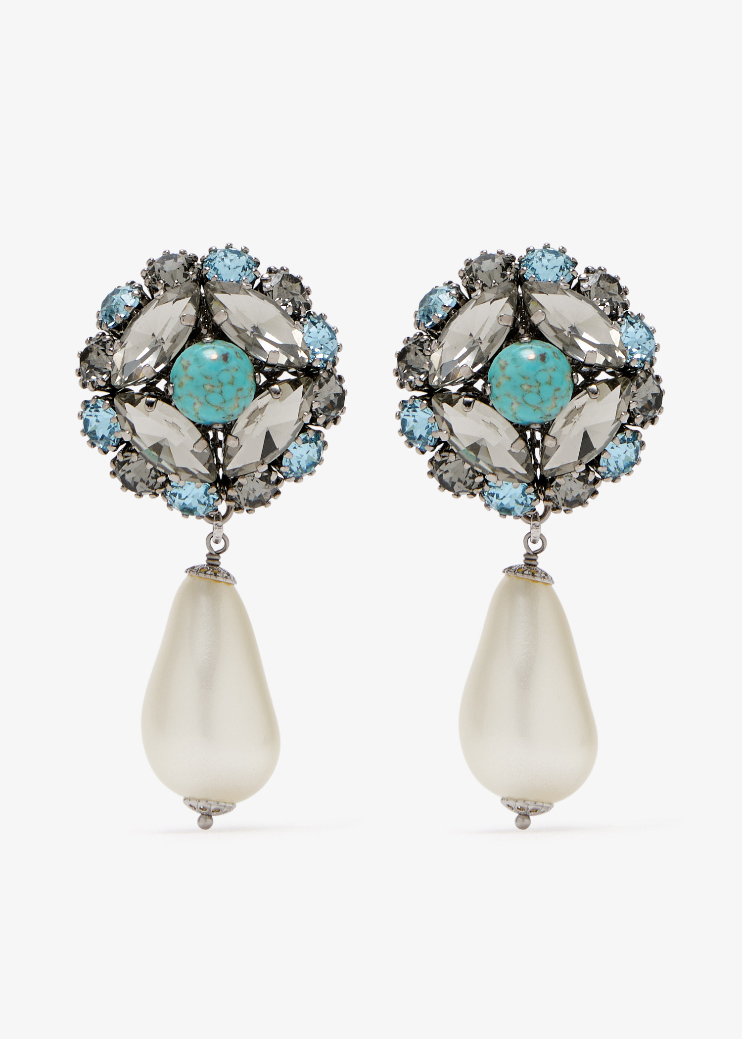 

Re-edition clip earrings, Silver