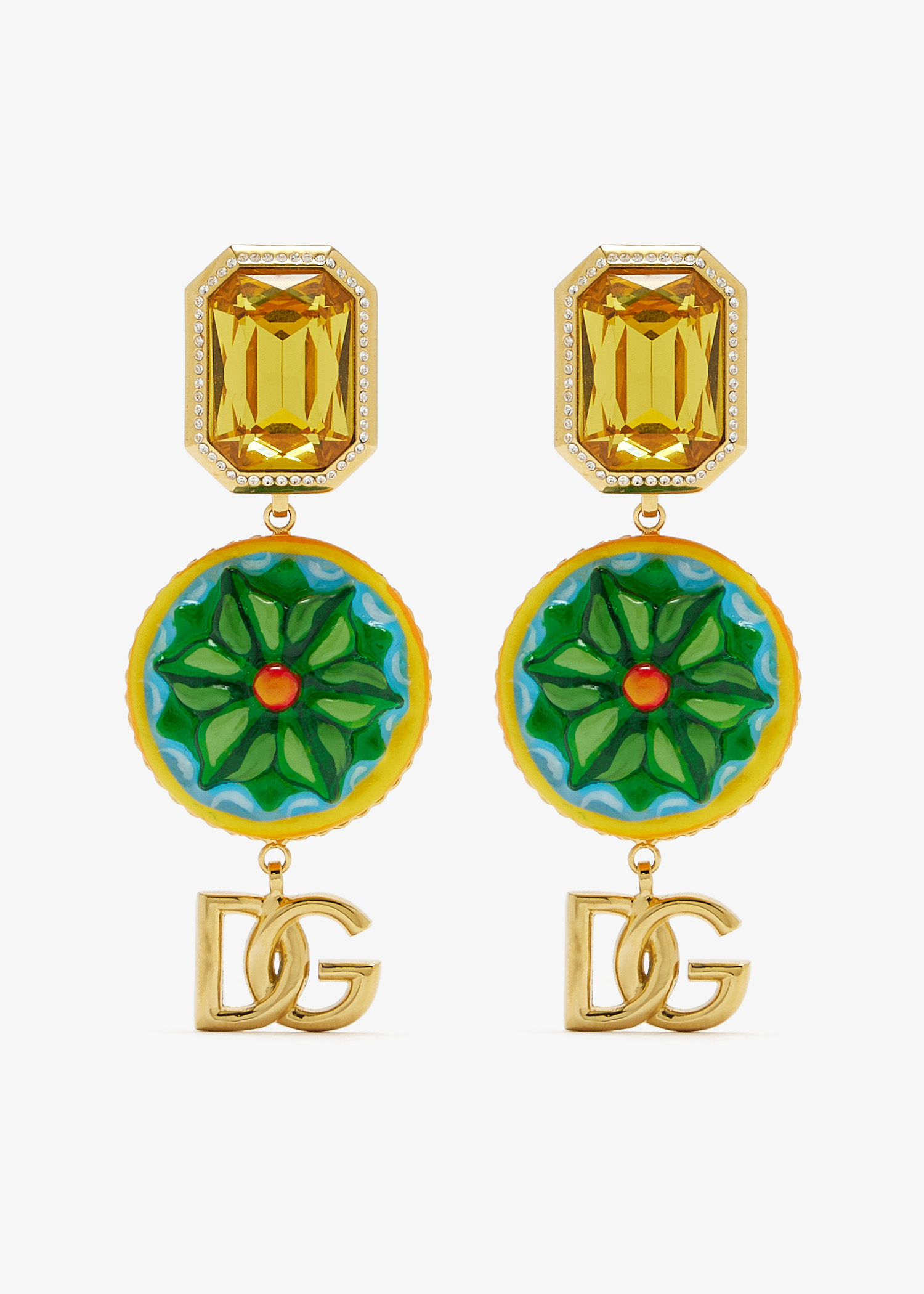 

Clip-on earrings, Gold
