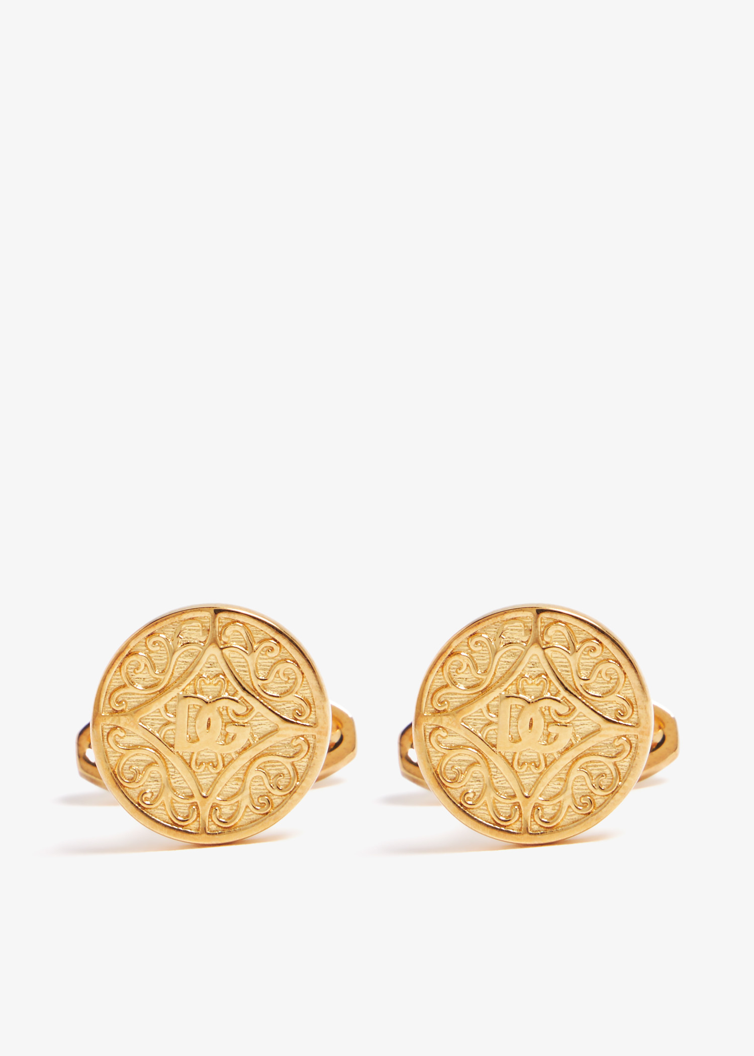 

DG logo cufflinks, Gold