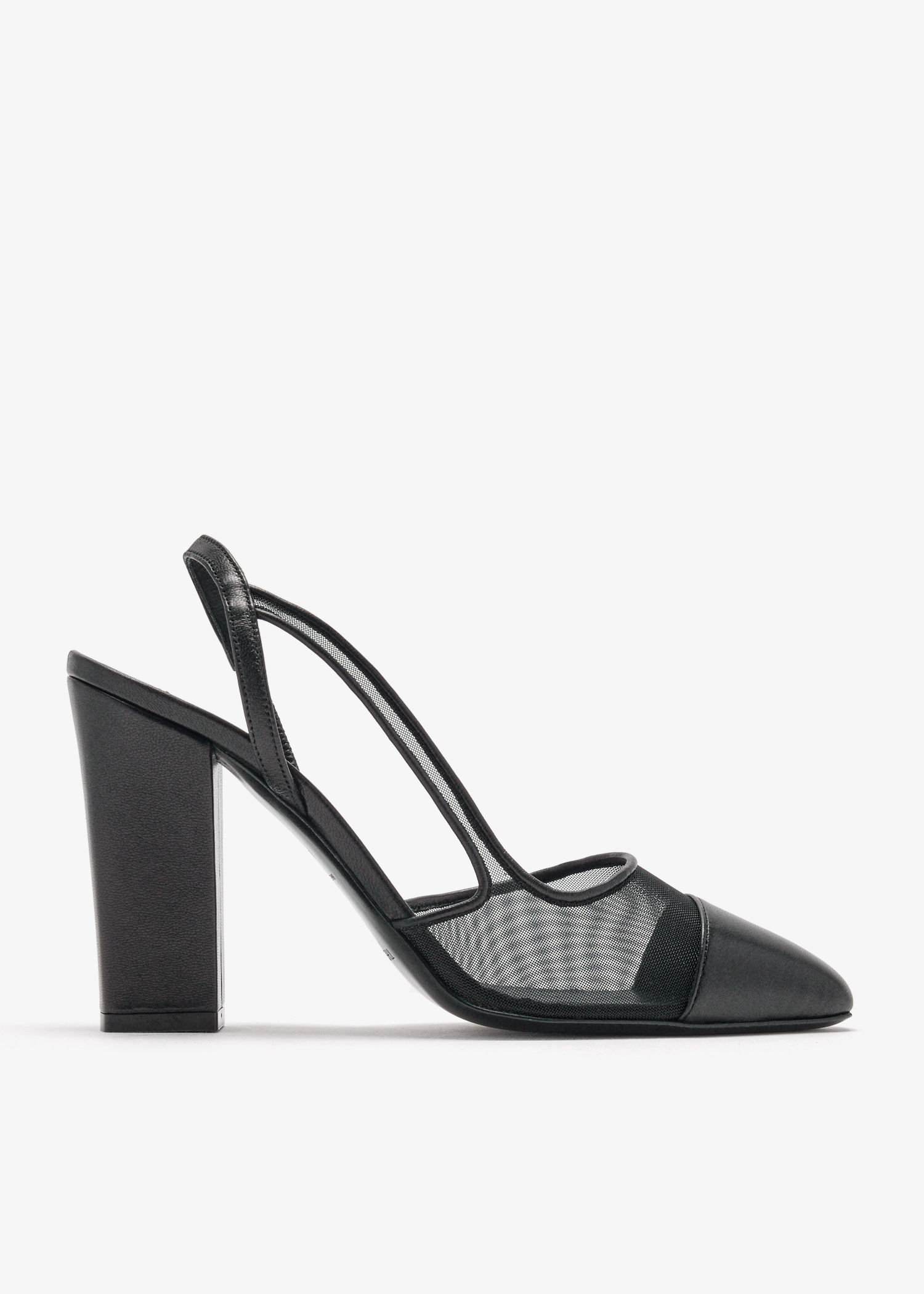 

Willow slingback pumps, Black