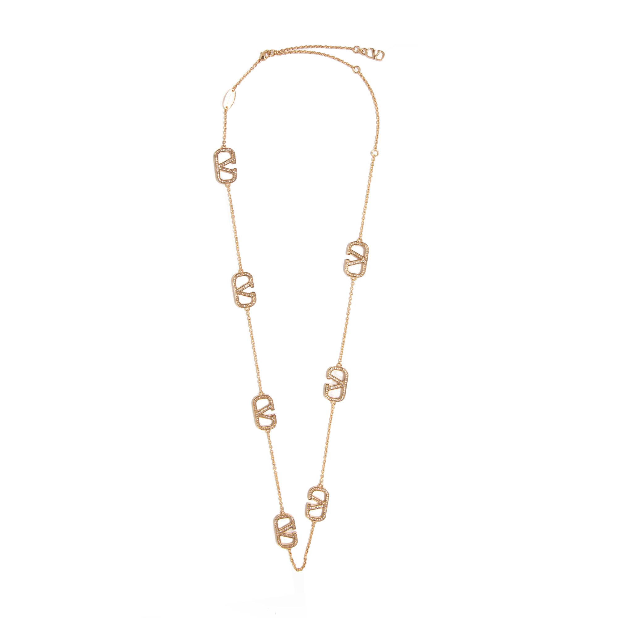 

VLogo Signature necklace, Gold