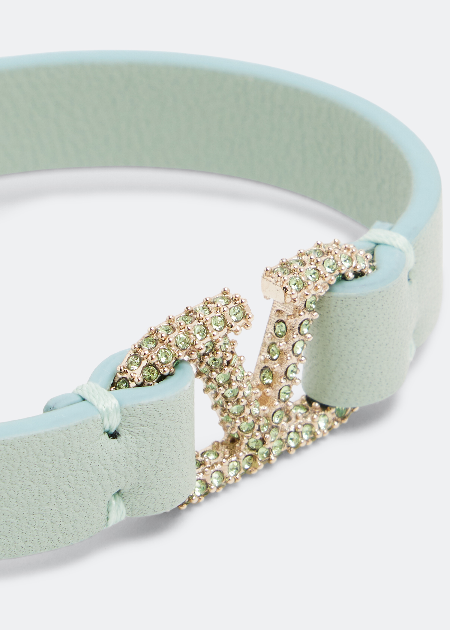 

VLogo Signature bracelet, Green