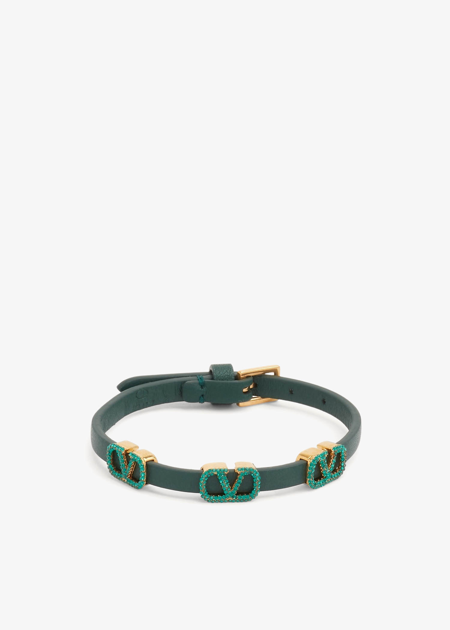 

VLogo Signature bracelet, Green