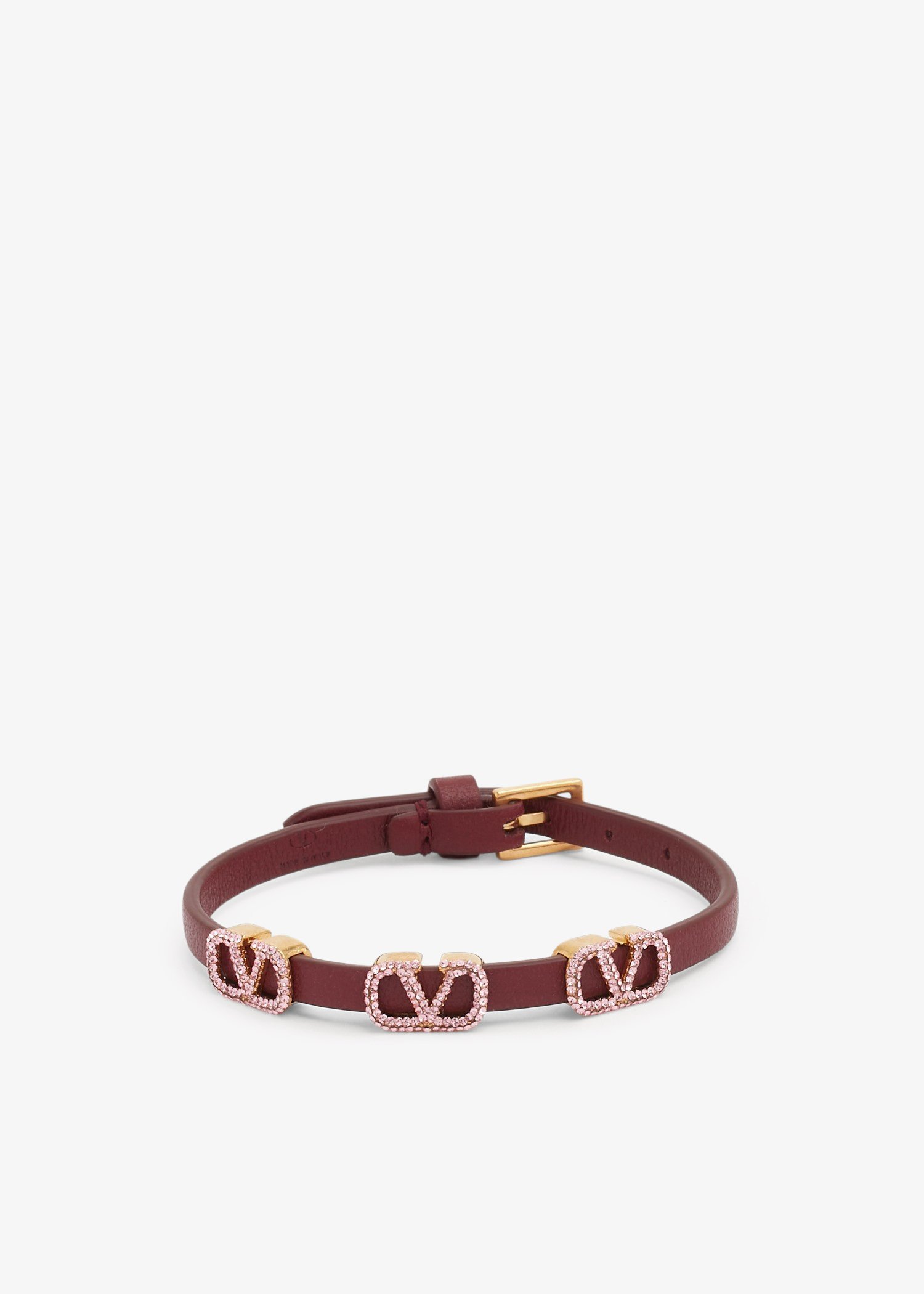 

VLogo Signature bracelet, Pink