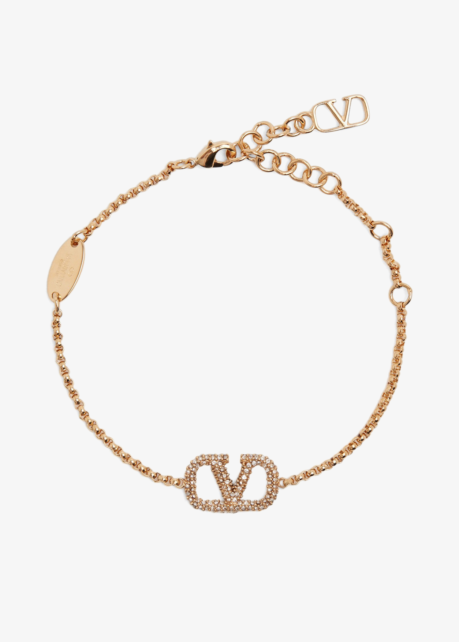 

VLogo Signature bracelet, Gold