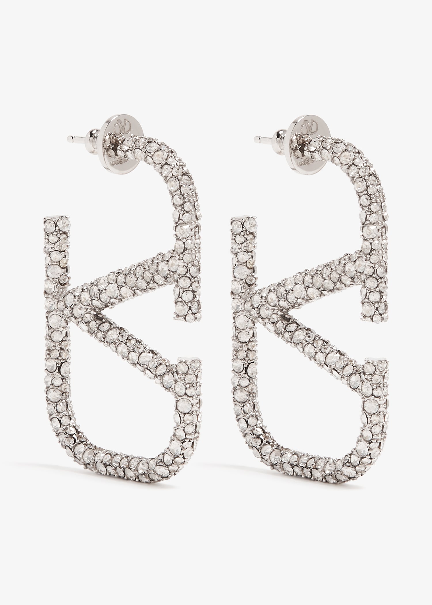 

VLogo Signature earrings, Silver