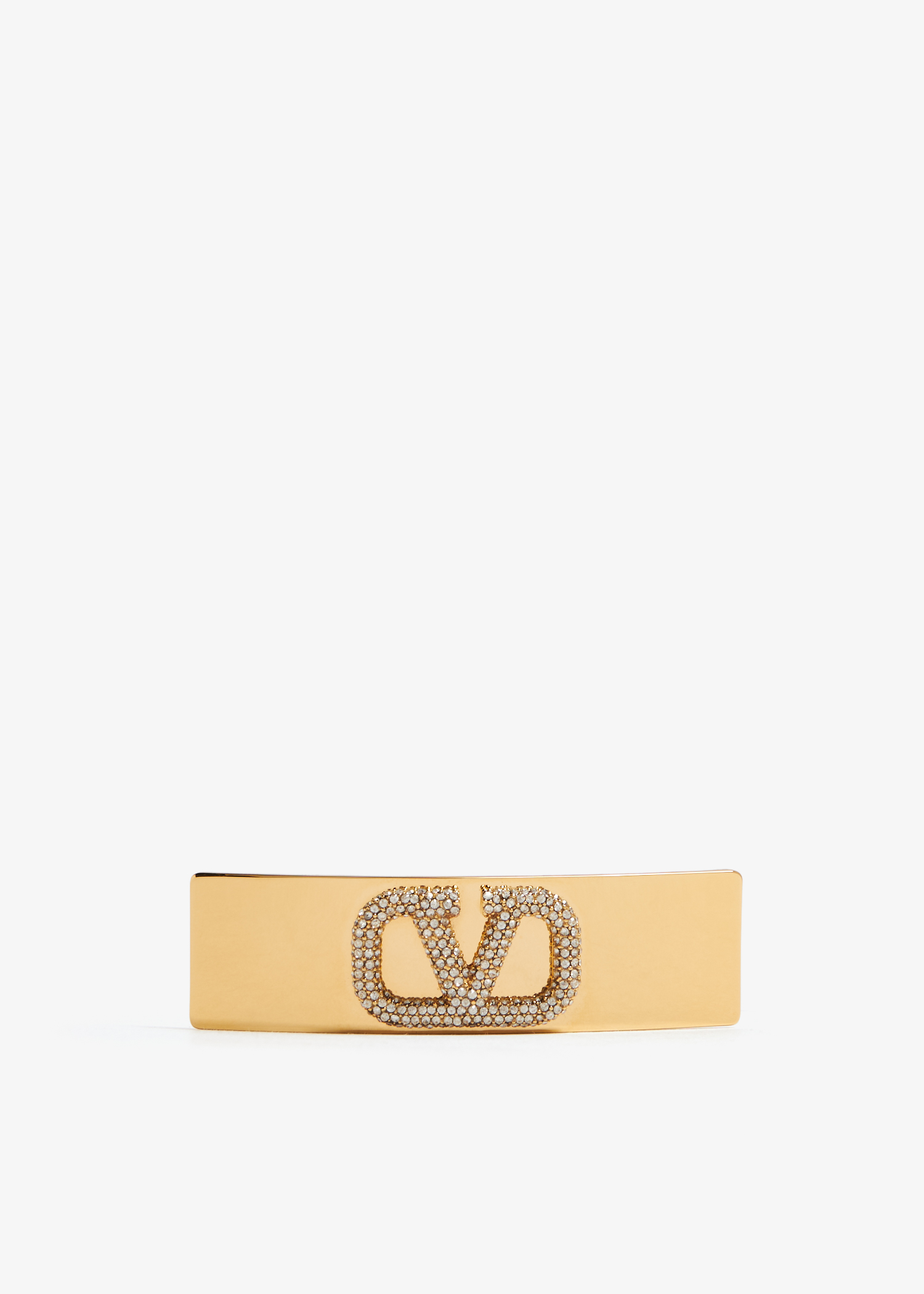 

VLogo Signature hair clip, Gold