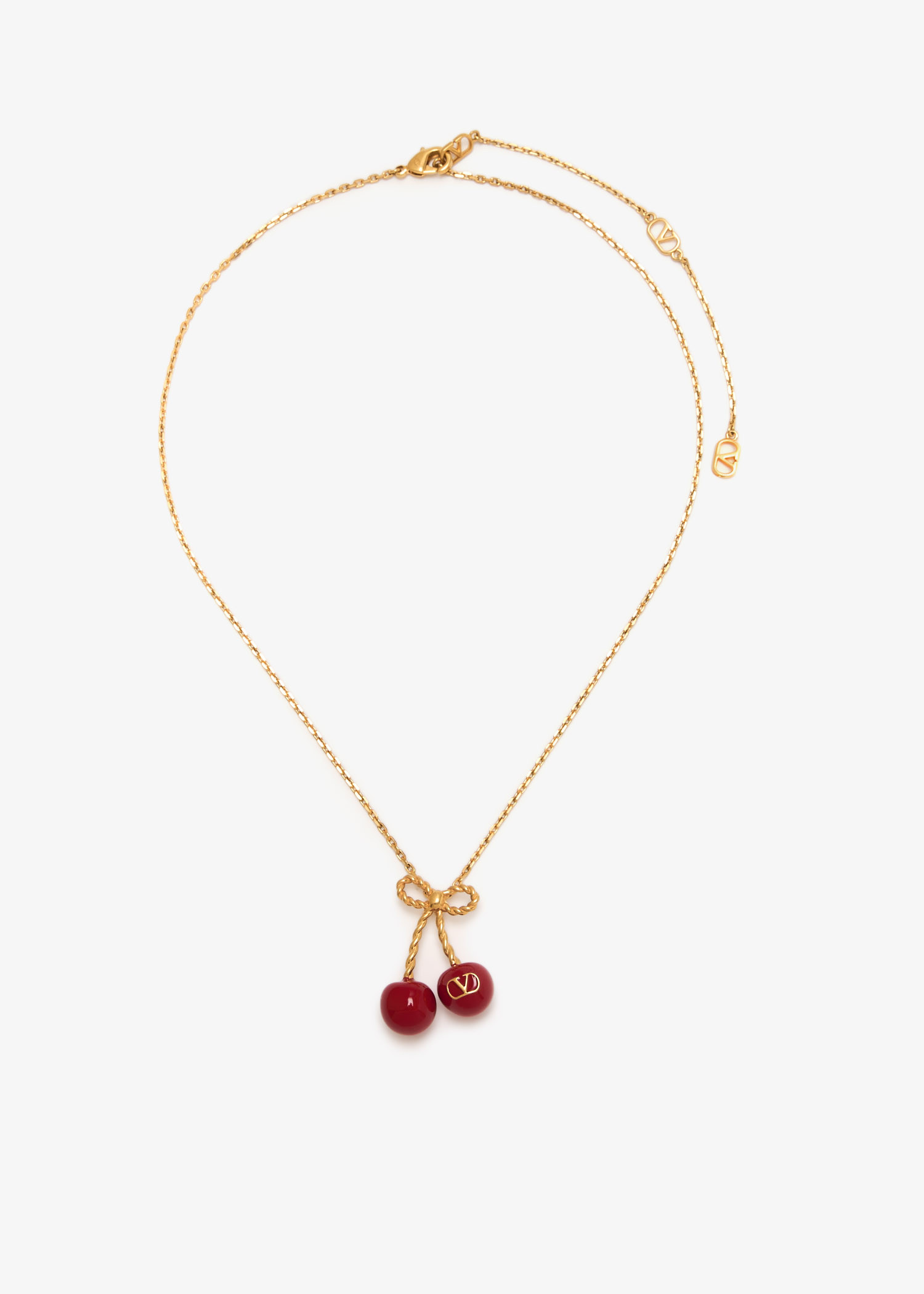 

Chez Valentino Cherryfic necklace, Gold