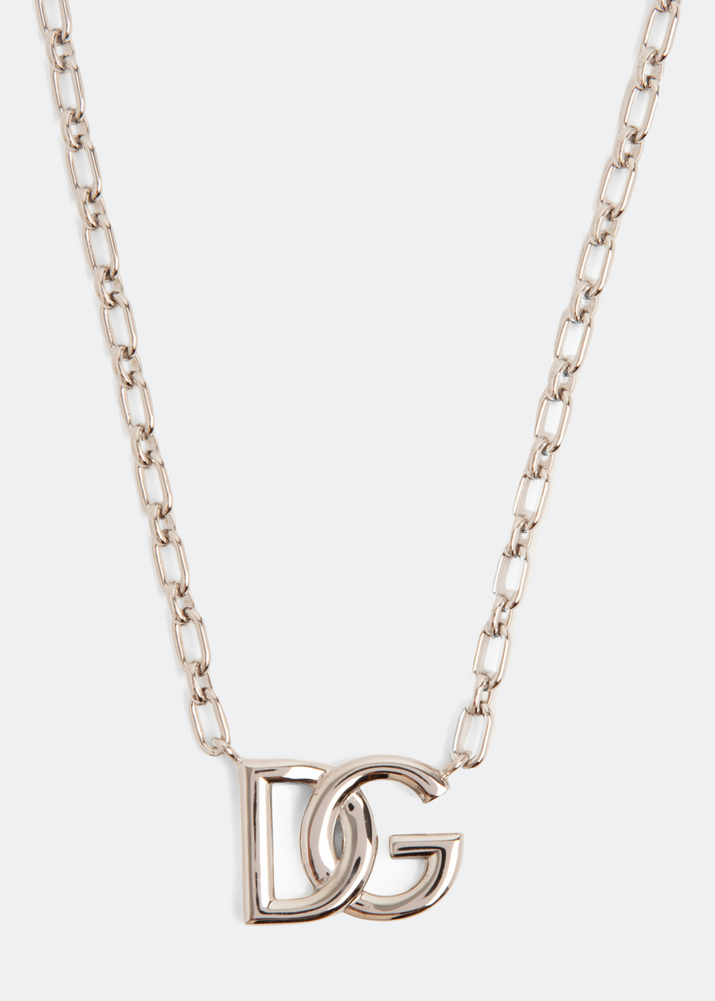 

DG pendant chain necklace, Silver