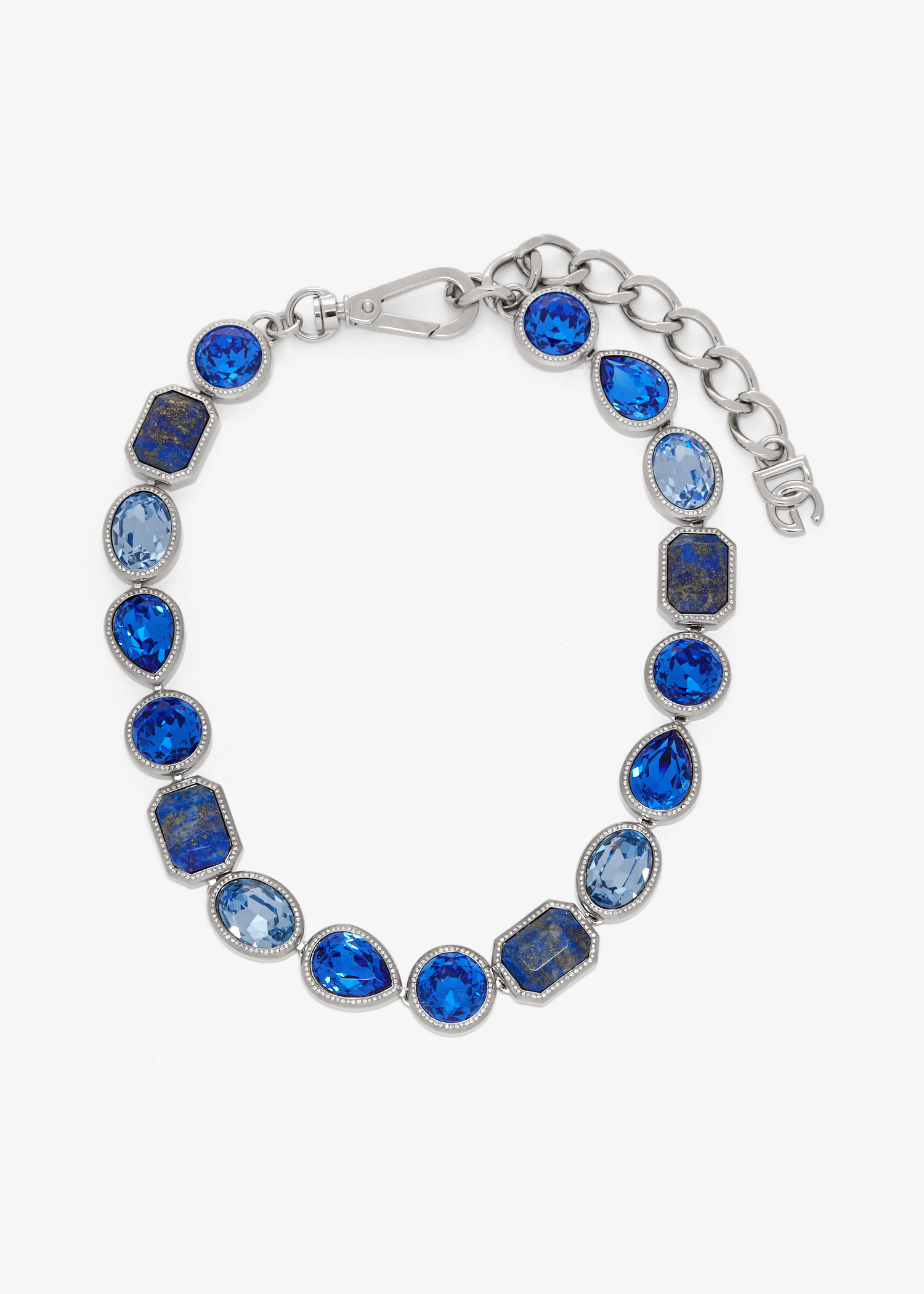 

Rhinestone necklace, Silver