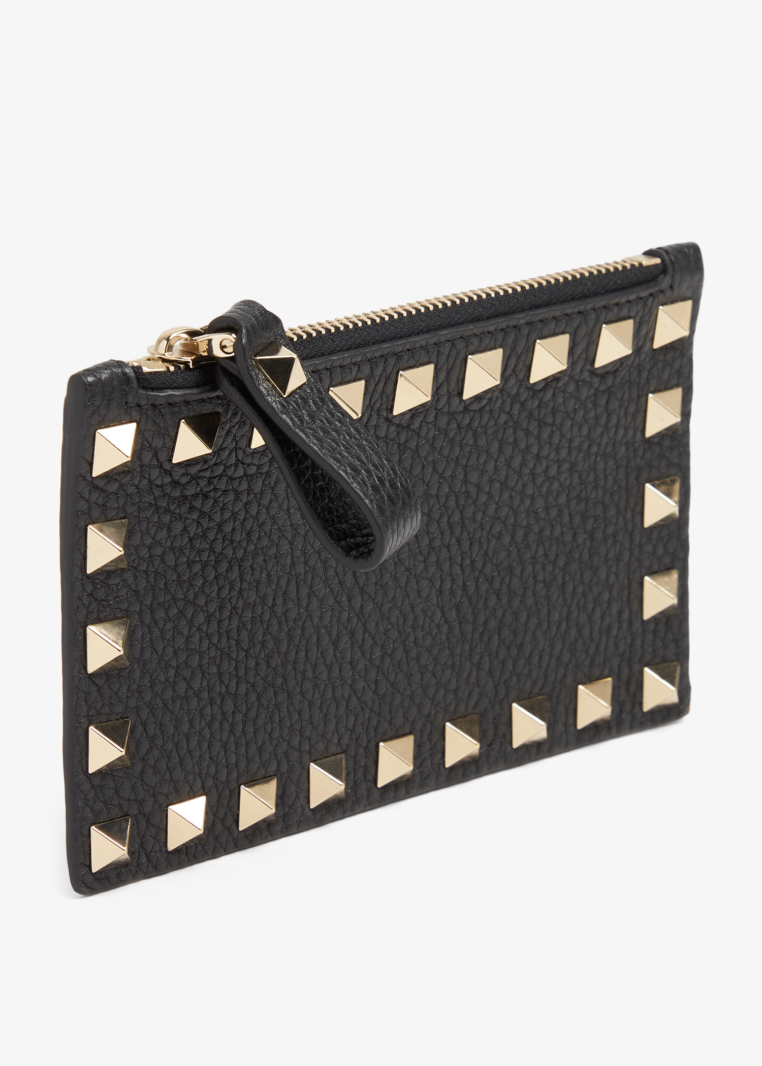 

Rockstud coin purse, Black