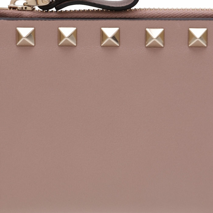 

Rockstud coin purse, Beige