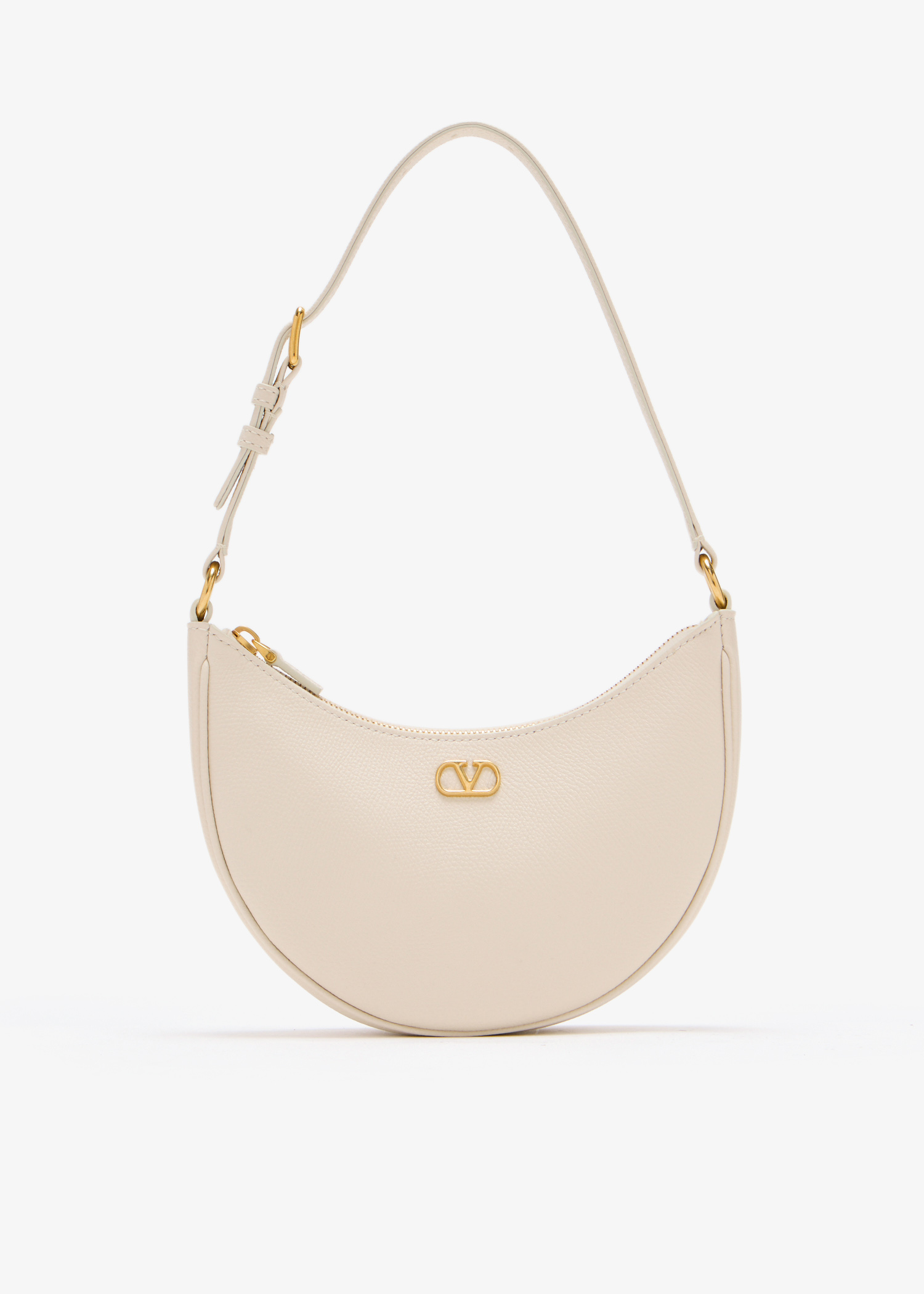 

VLogo Signature mini hobo bag, Cream