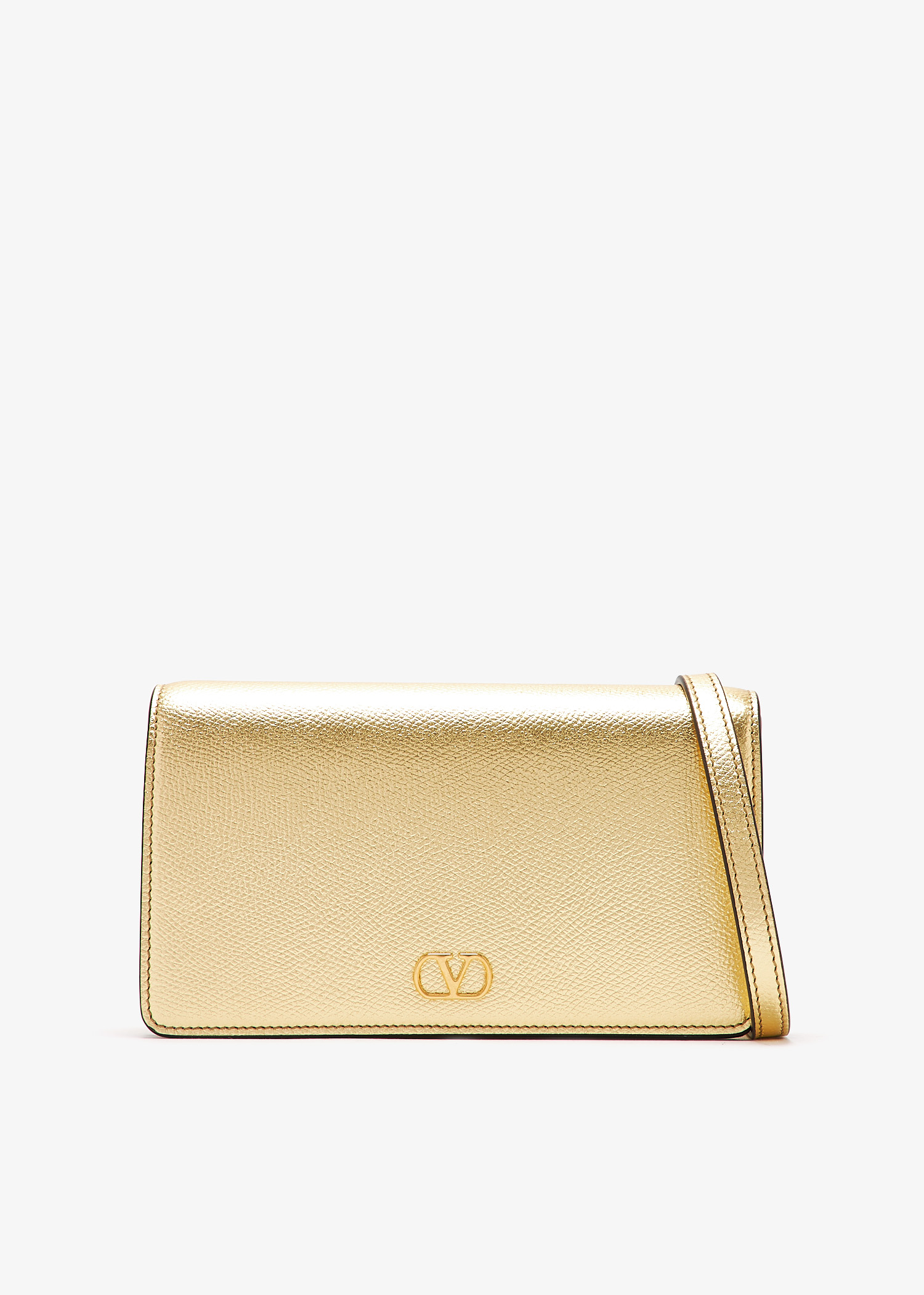 

VLogo Signature mini bag, Gold