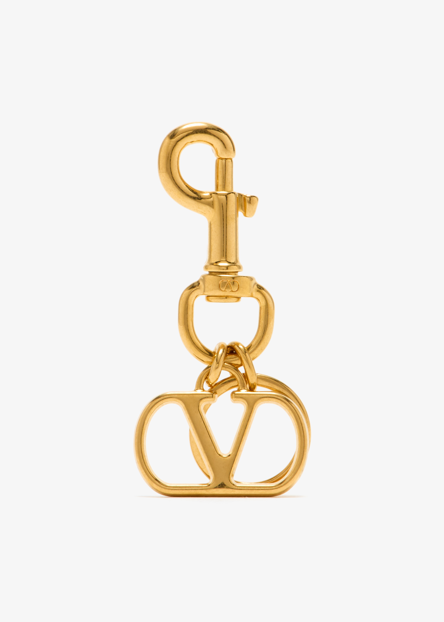 

VLogo Signature bag charm, Gold