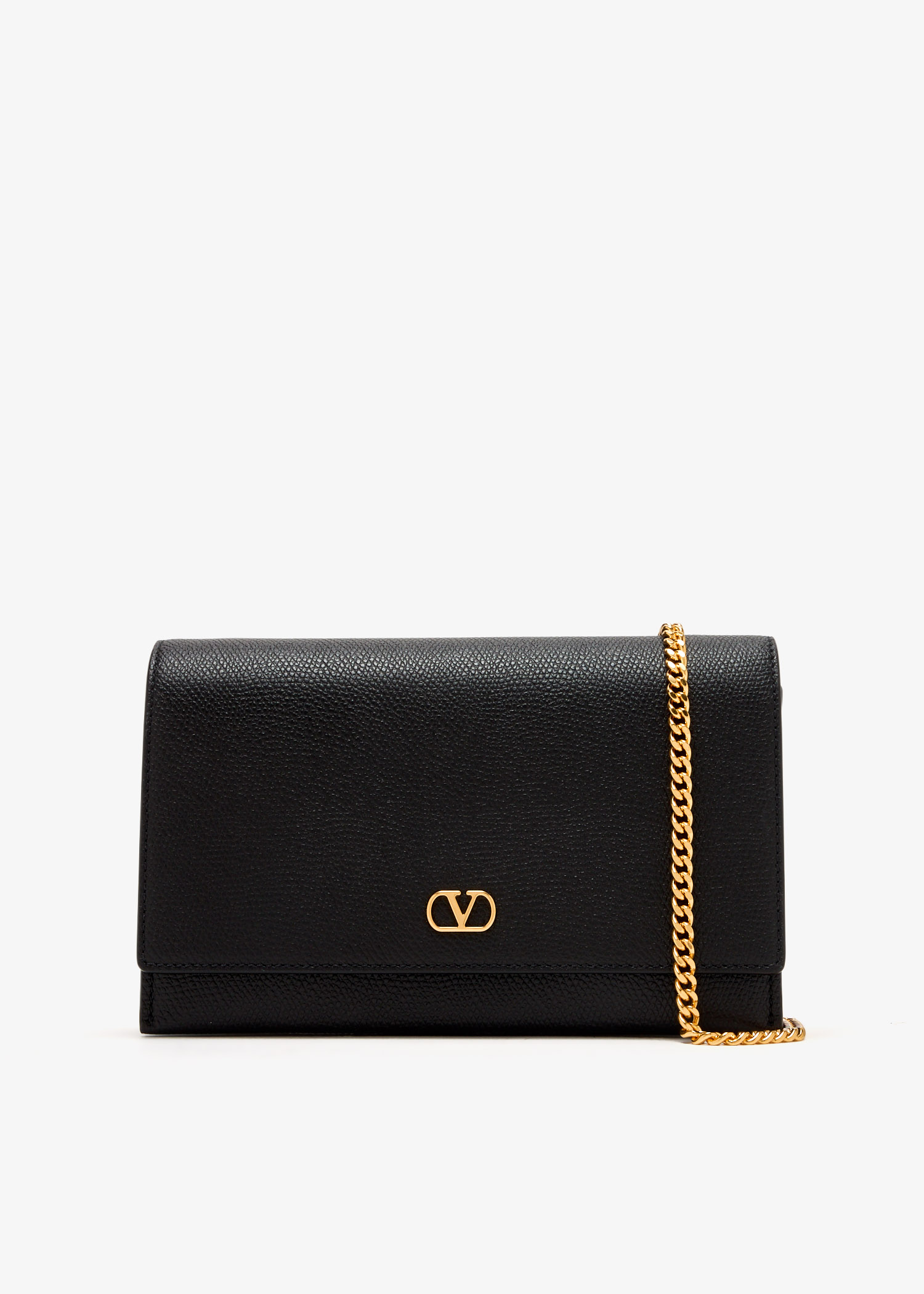 

VLogo Signature chain wallet, Black