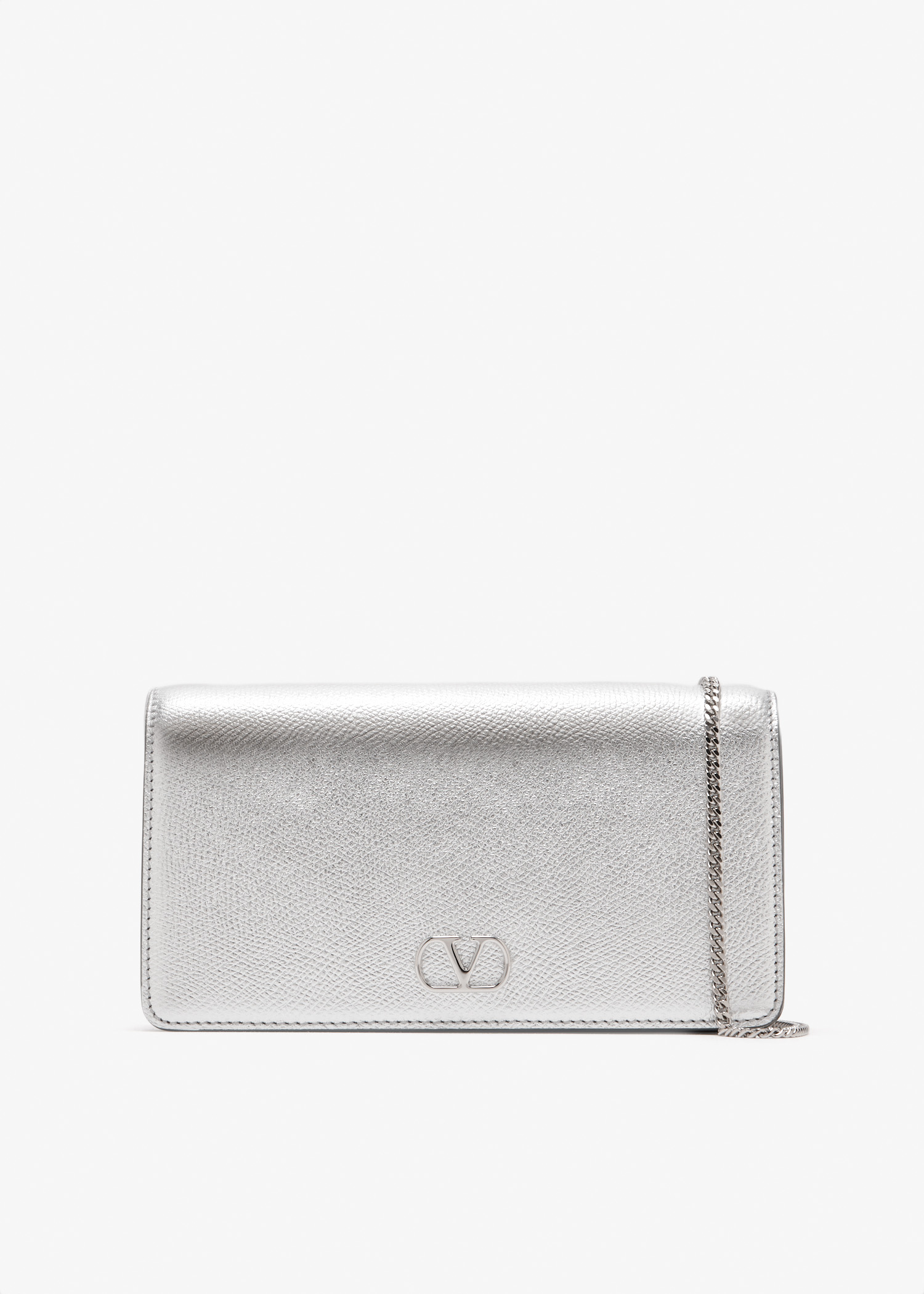 

VLogo Signature mini bag, Silver
