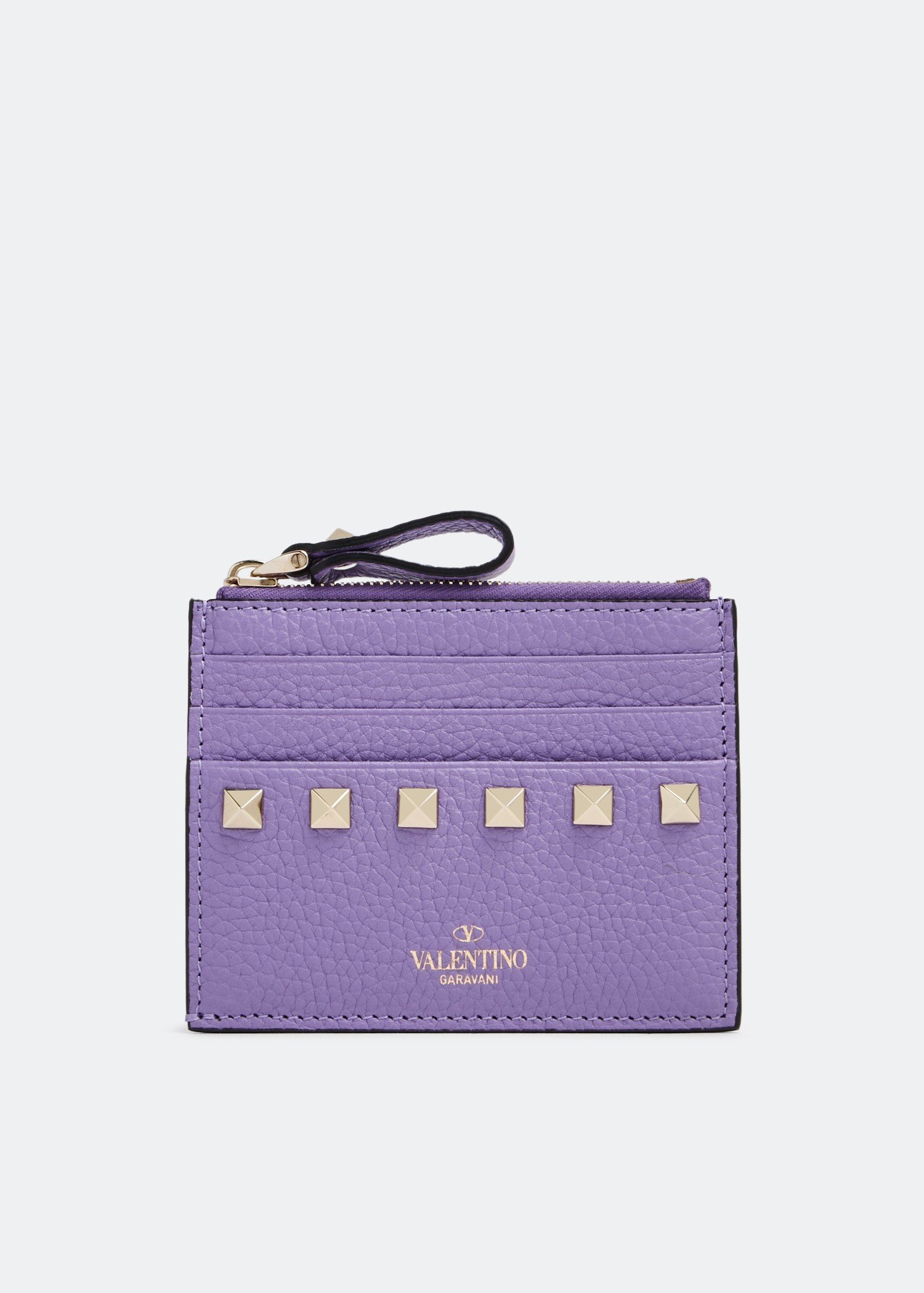 

Rockstud cardholder, Purple