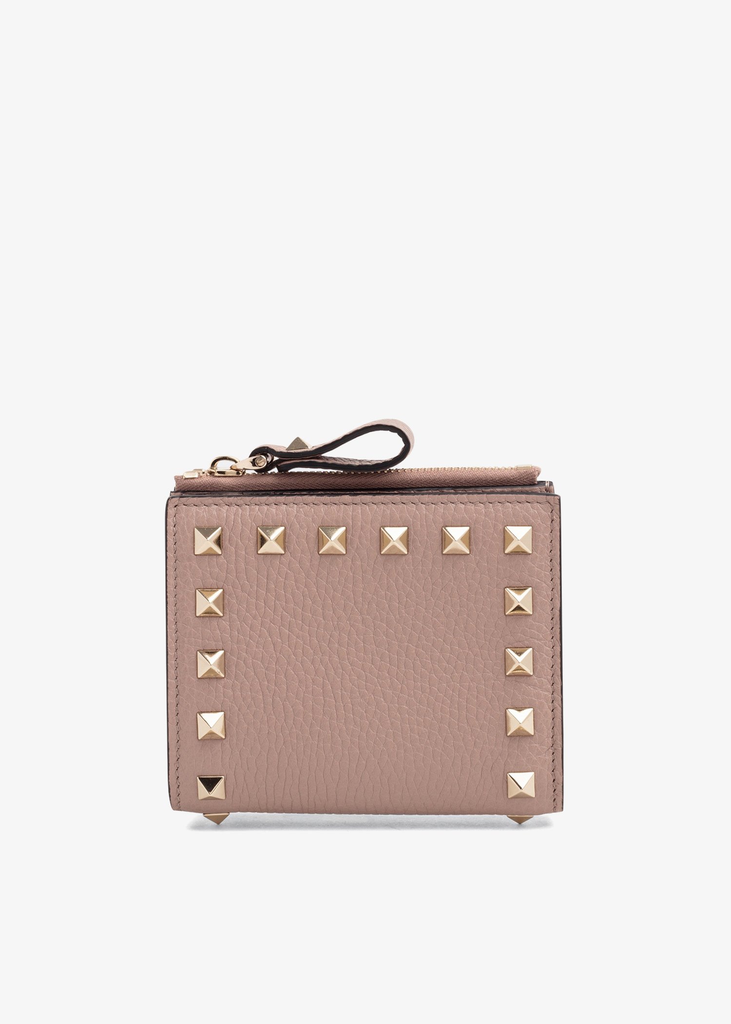 

Rockstud wallet, Pink