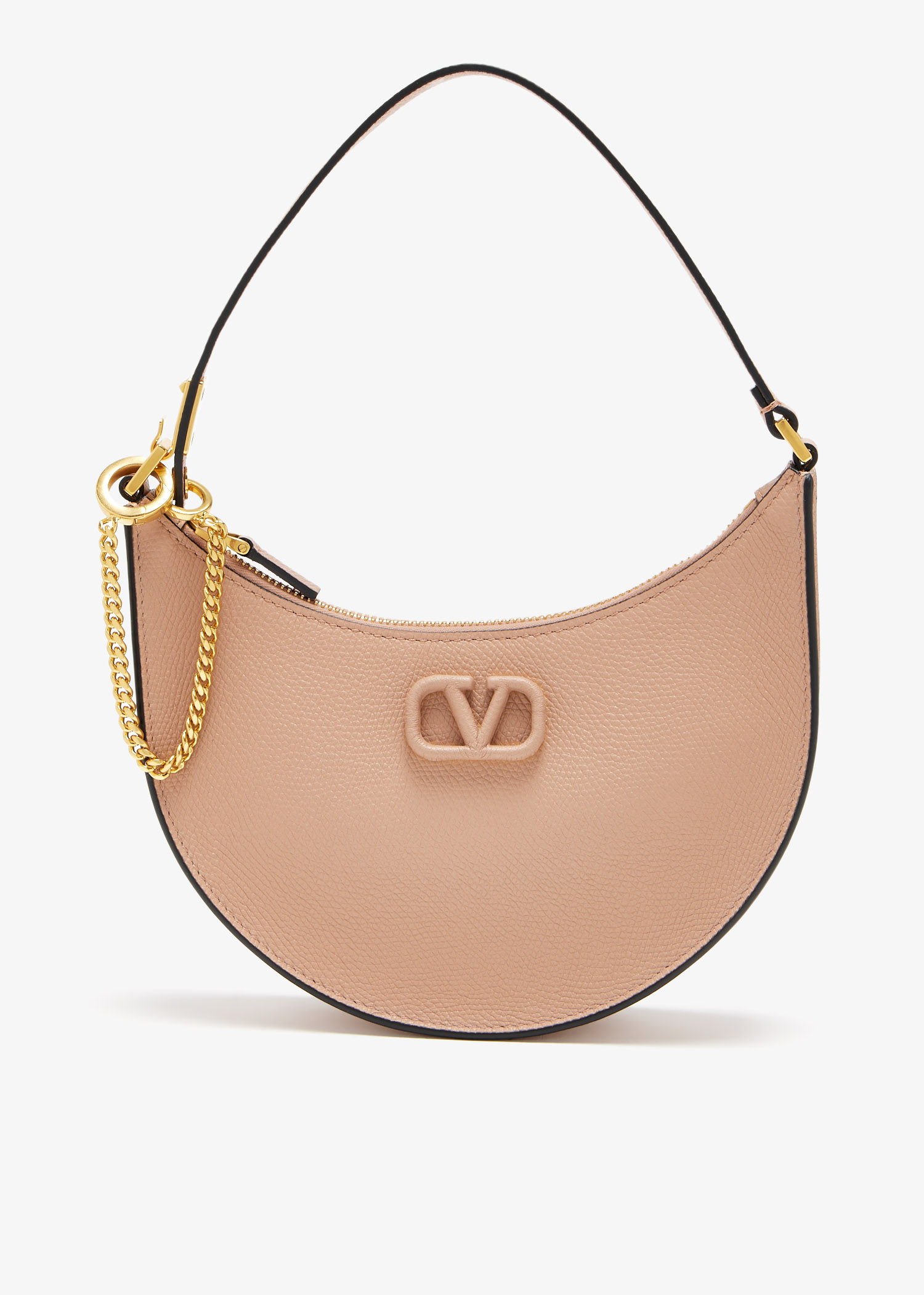 

VLogo Signature hobo bag, Beige