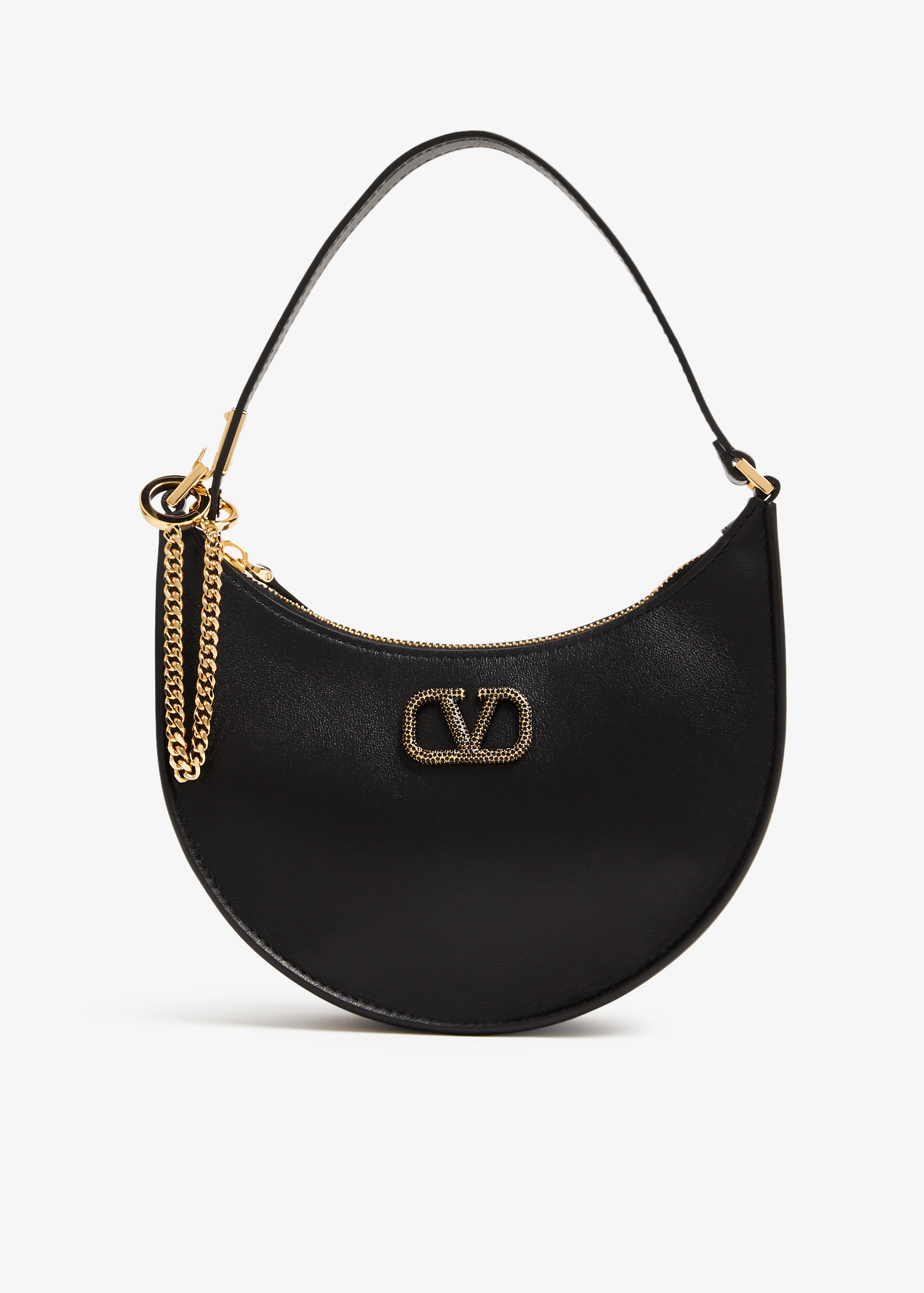 

VLogo Signature hobo bag, Black